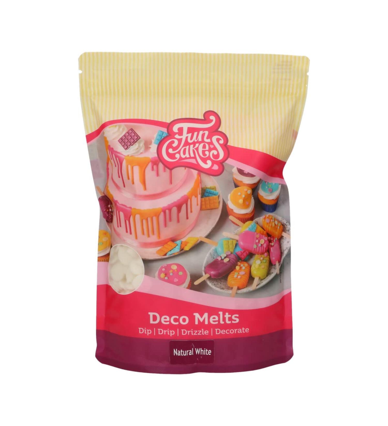 FunCakes Deco Melts Natural White No E171 AZO Free 1 kg chocolate 1 kg - Buy Online on SooperMarket.com