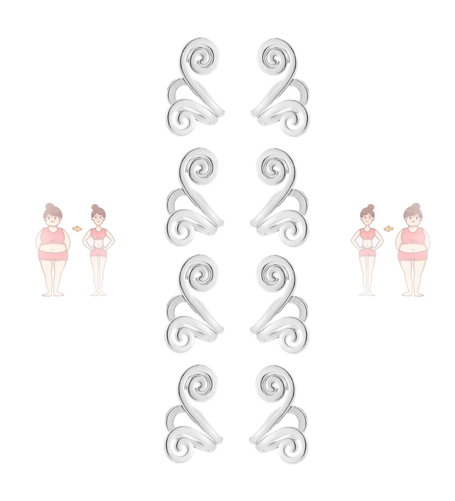 4 Pairs Reetuzz Acupuncture Earring Acupressure Slimming Earrings Non Piercing Acupressure Earrings Acupressure Earrings for Weight Loss Women Ear Clips for Acupressure (D) - Buy Online on SooperMarket.com