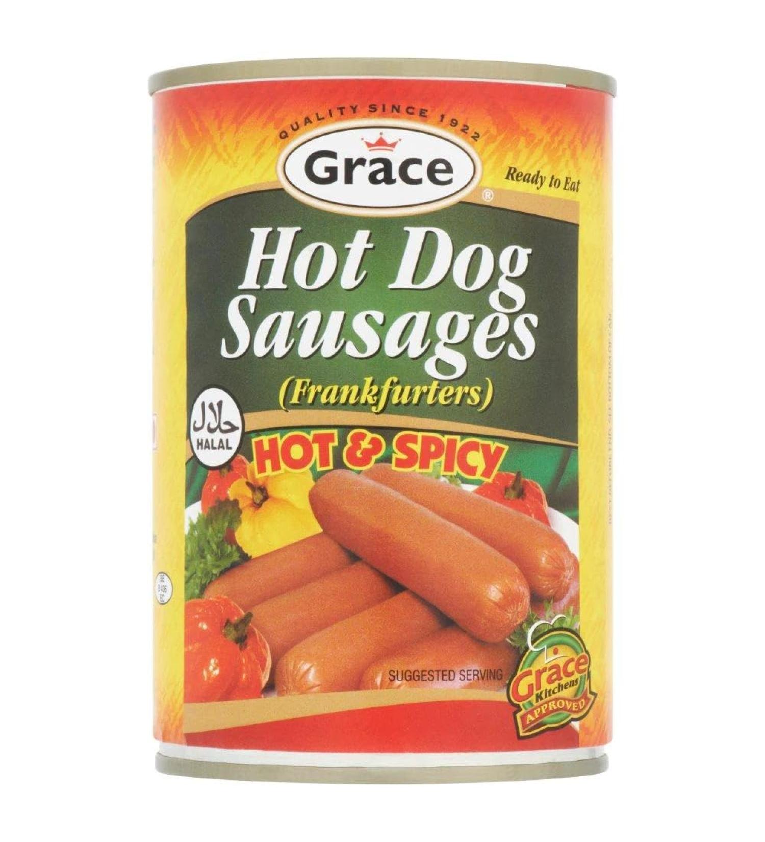 MASGrace Hot Dogs in Brine 400g Box of 12-Fd