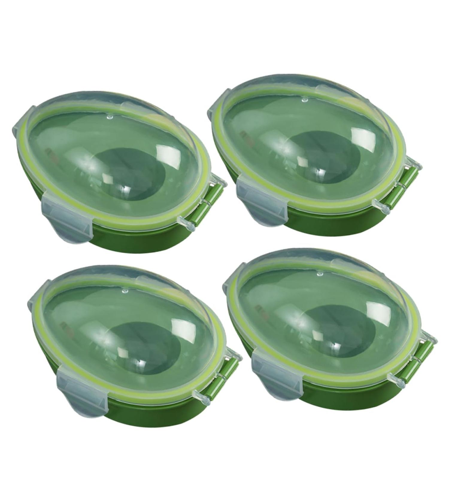Cabilock 4pcs Avocado Crisper Vegetables Avocado Container to Keep Fresh Avocado Saver Container Box Food - Buy Online on SooperMarket.com