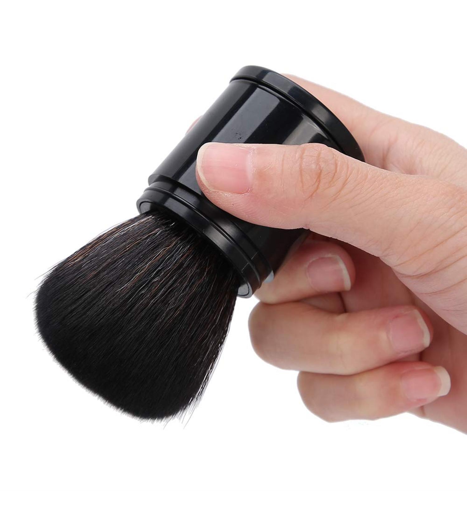 Makeup Brush Portable Curve Black Foundation Brush Foundation Multifunction for Girls Ladies Women Makeup - Buy Online on SooperMarket.com