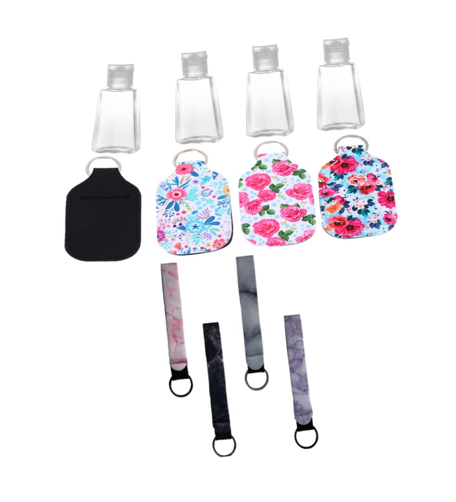 minkissy 4 Sets Keychain Bottle Cover Key Fob Key Holder Keyring Lipstick Neoprene - Buy Online on SooperMarket.com