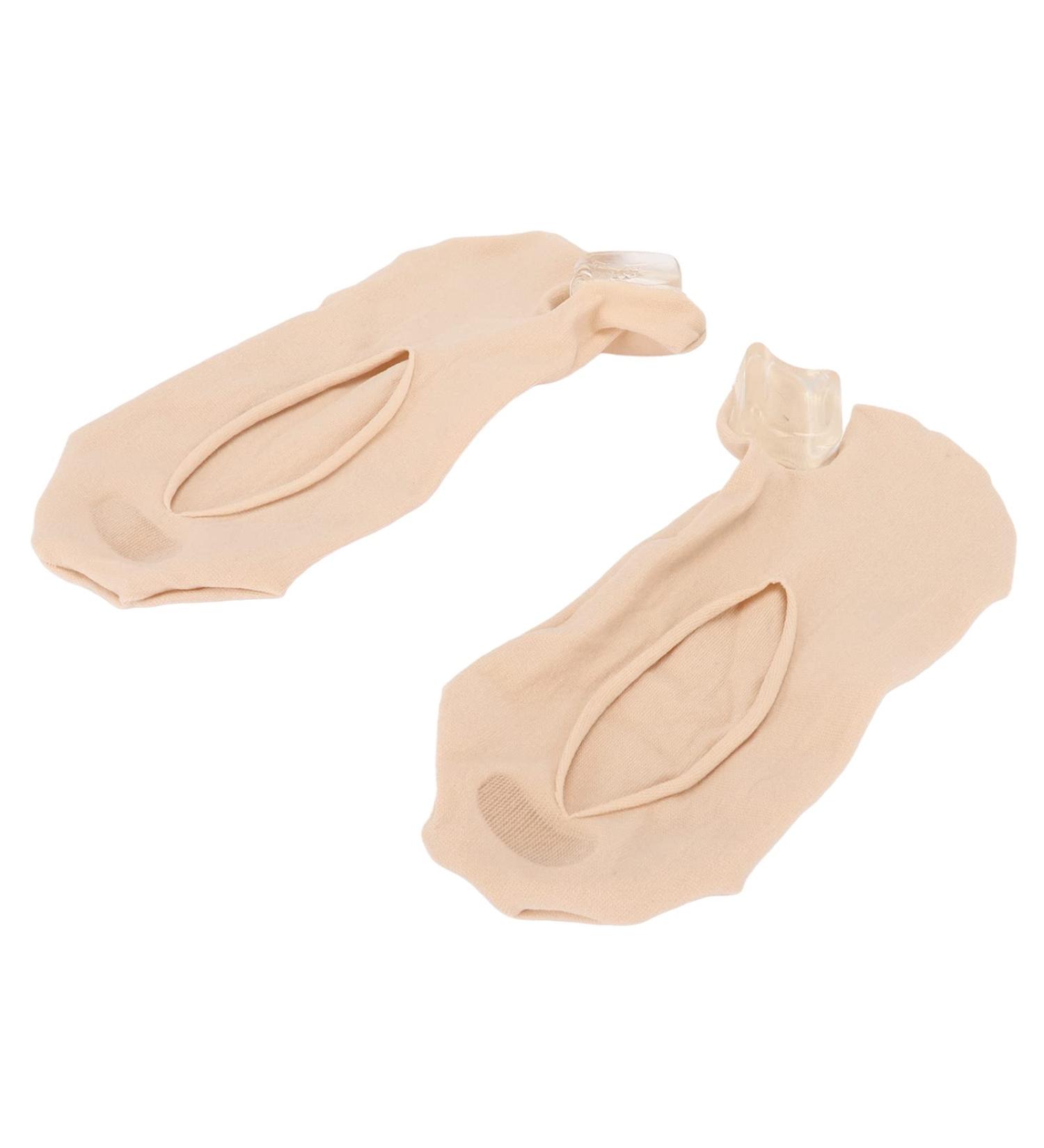 Professional Toe Separator Socks for Women - Bunion Relief, Soft and Portable - Skin Color - Buy Online on SooperMarket.com