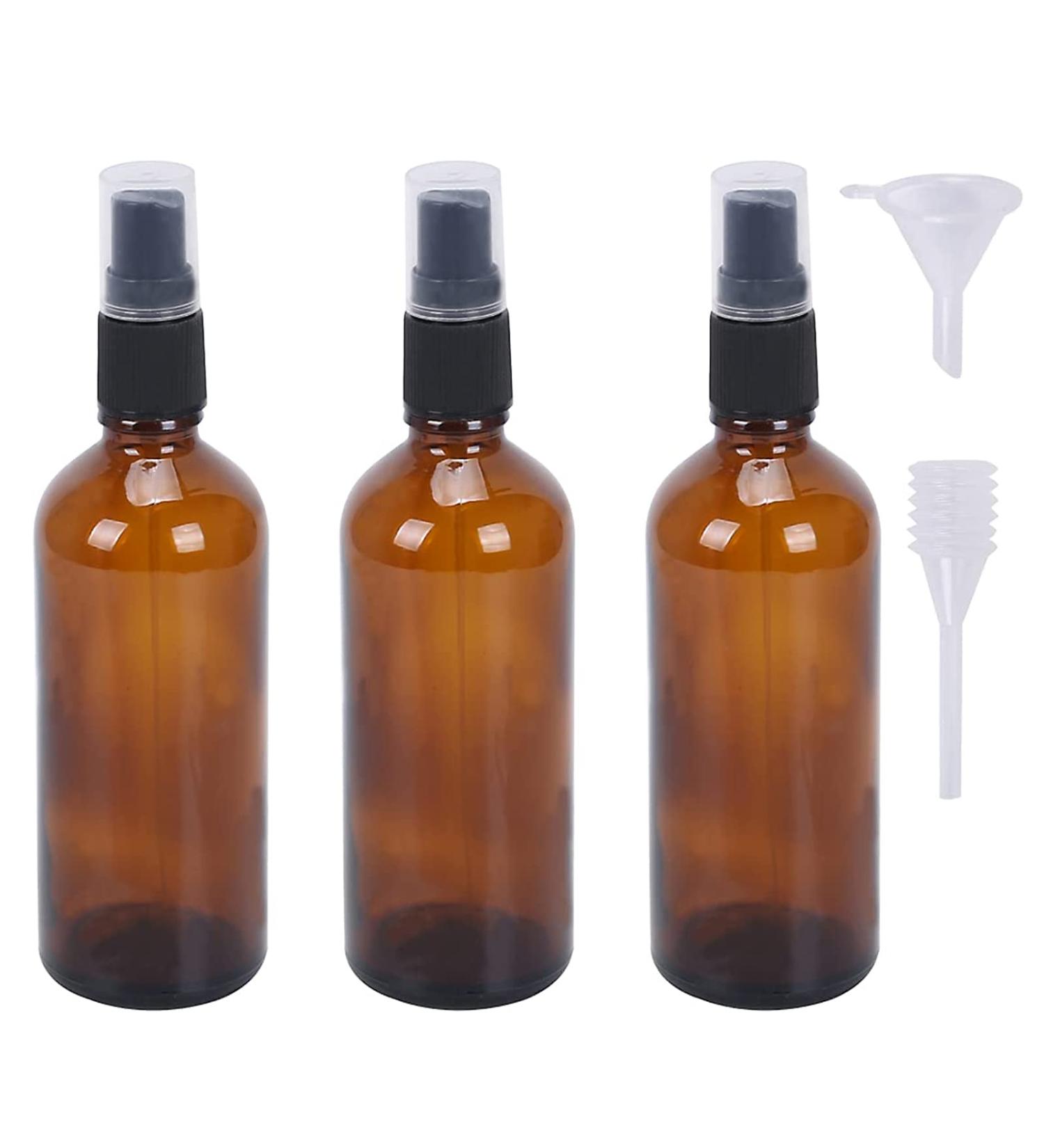 Buy Ouyanka 3-Piece 100ml Glass Spray Bottles - Fine Fog Atomizer for Essential Oils & Perfumes - International Shipping Available - Buy Online on SooperMarket.com