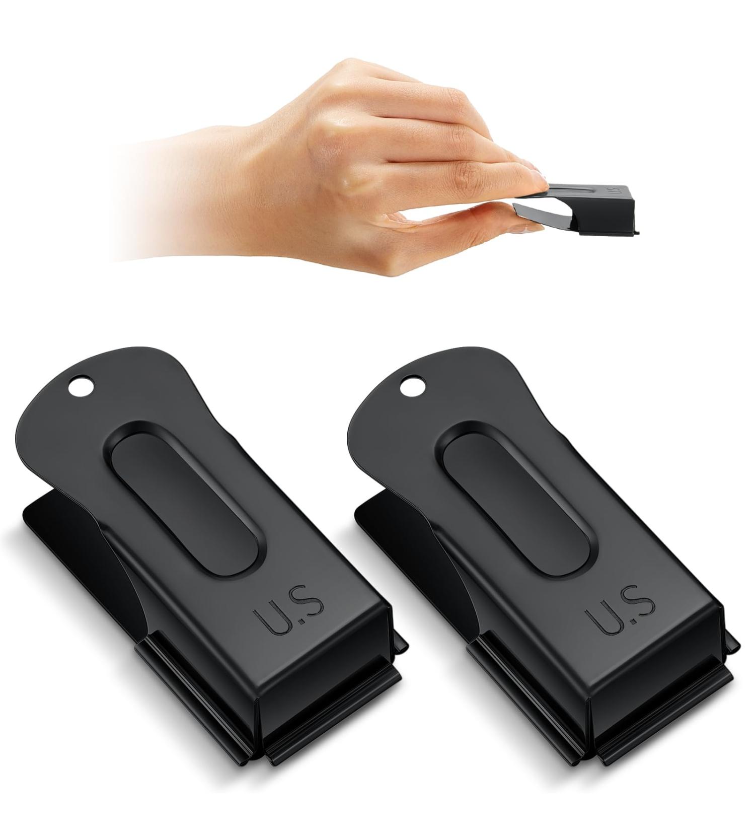 Vercanmonth 2-Piece Brass Pet Training Clicker Set - Durable Metal Dog & Cat Clickers for Effective Training | Perfect for Puppy & Pet Owners (Black) - Buy Online on SooperMarket.com
