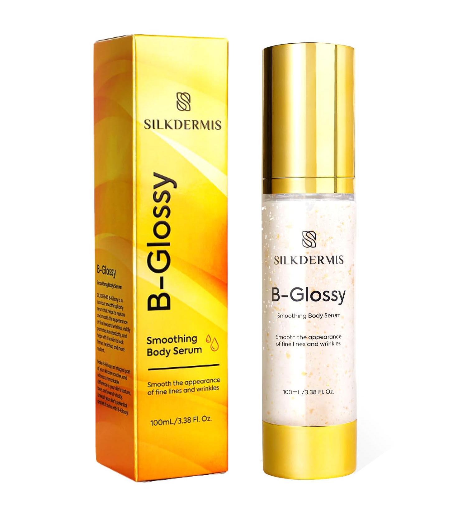 SILKDERMIS B Glossy Smoothing Body Serum for Silky Smooth Skin B Glossy Body Serum for Fine Lines and Wrinkles 100ML / 3.38Fl Oz - Buy Online on SooperMarket.com