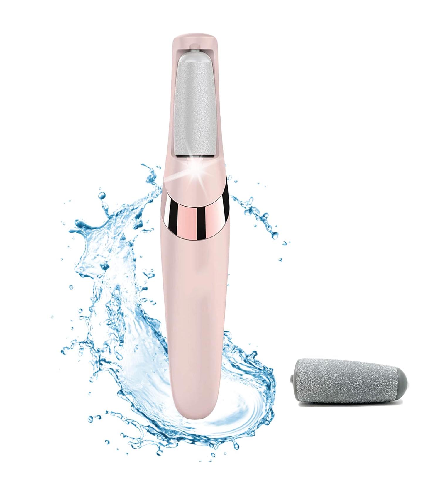 Electric Foot File Electric Foot Callus Remover USB Rechargeable Waterproof Hard Skin Remover Foot with 2 Rollers 2 Speed LED Light Professional Pedicure Tool for feet Cracked Heels - Buy Online on SooperMarket.com