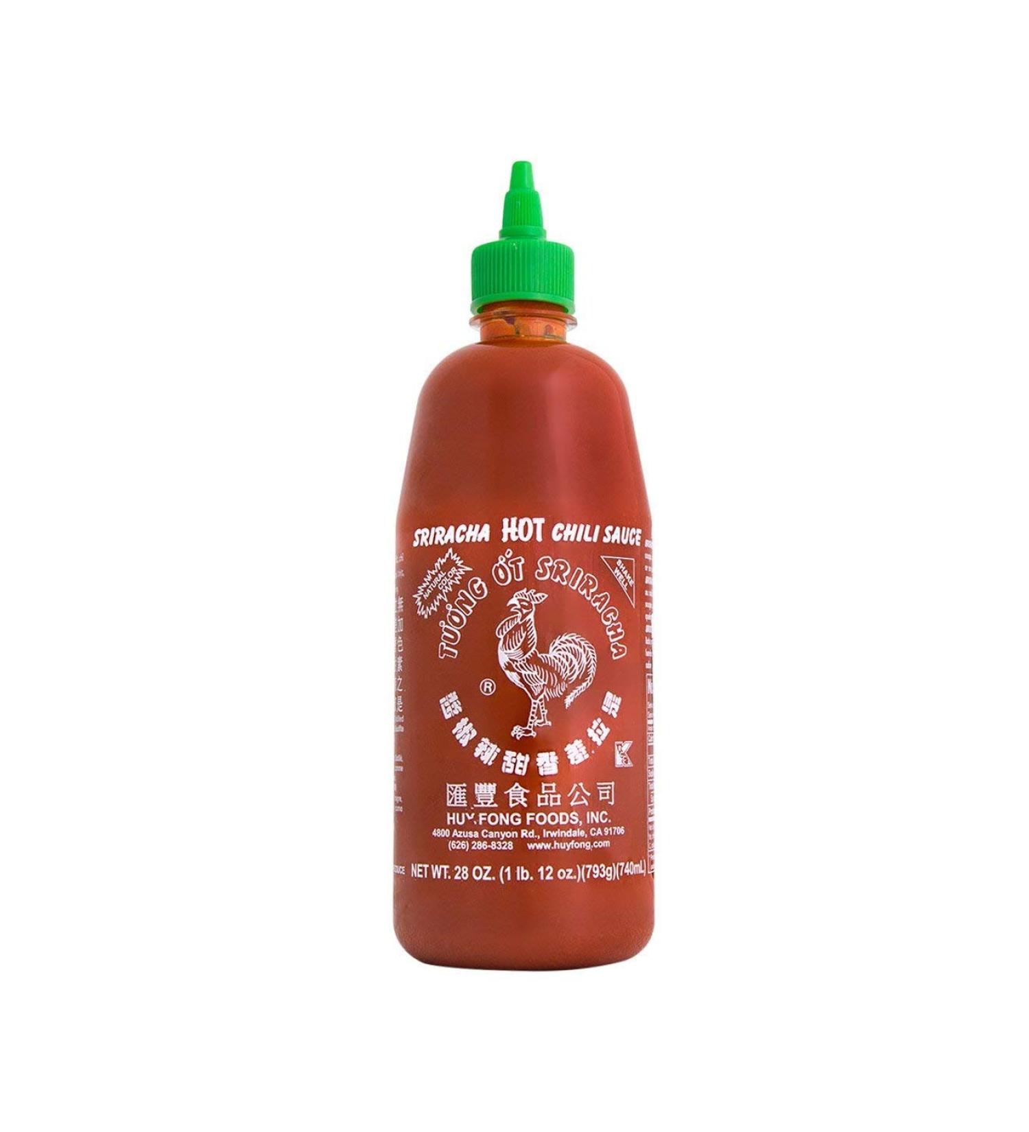 Huy Fong Foods Sriracha HOT Chili Sauce, 28 Oz