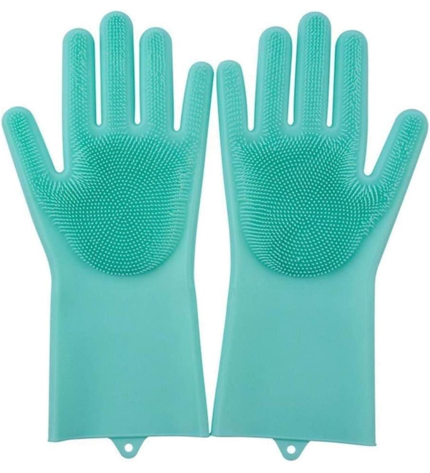 Portable rag car wash Gloves Cleaning Gloves -2 Pair Kitchen Silicone Multi-Purpose Household Gloves A