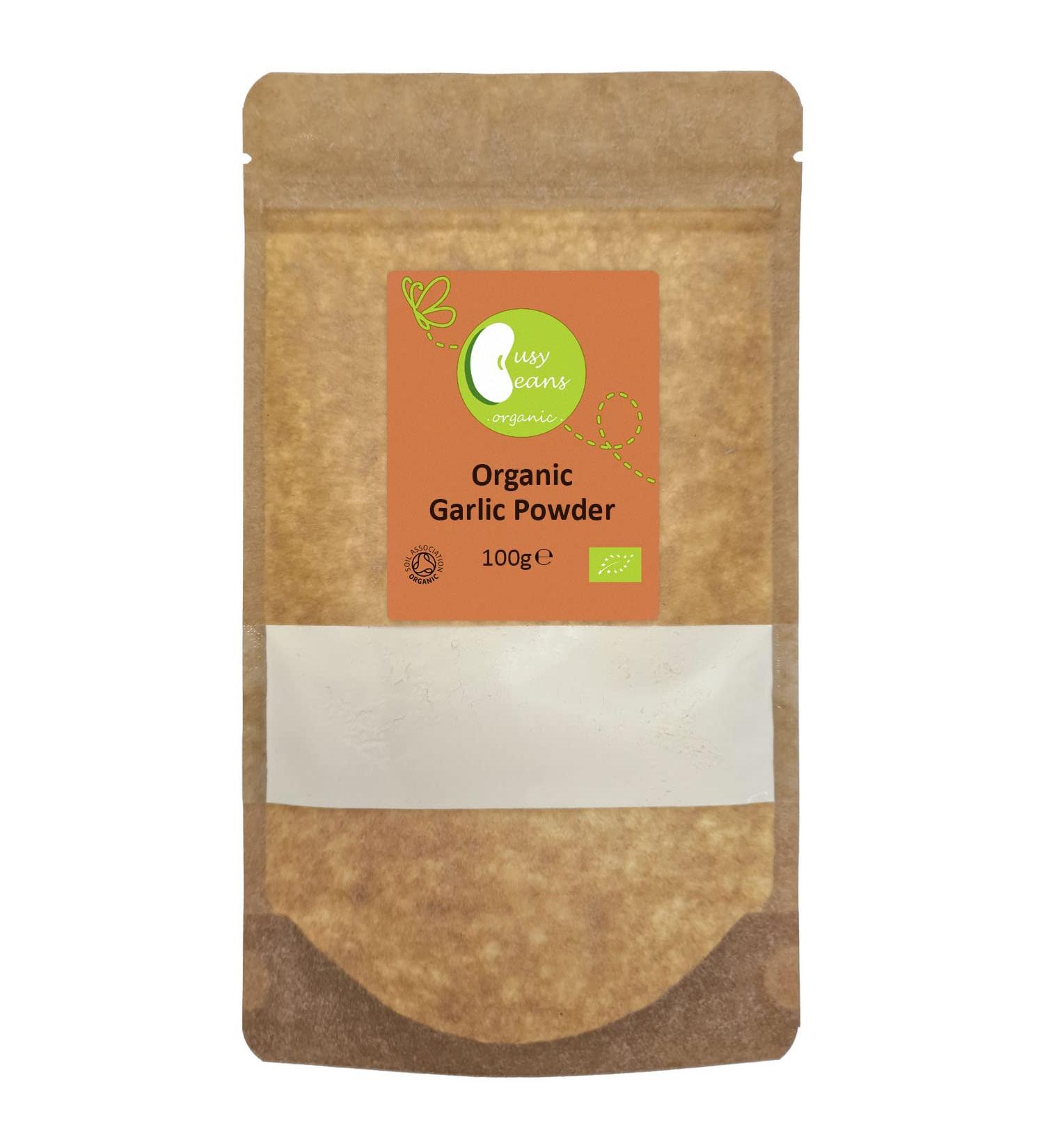 Organic Garlic Powder - Certified Organic - by Busy Beans Organic (100g) - Buy Online on SooperMarket.com