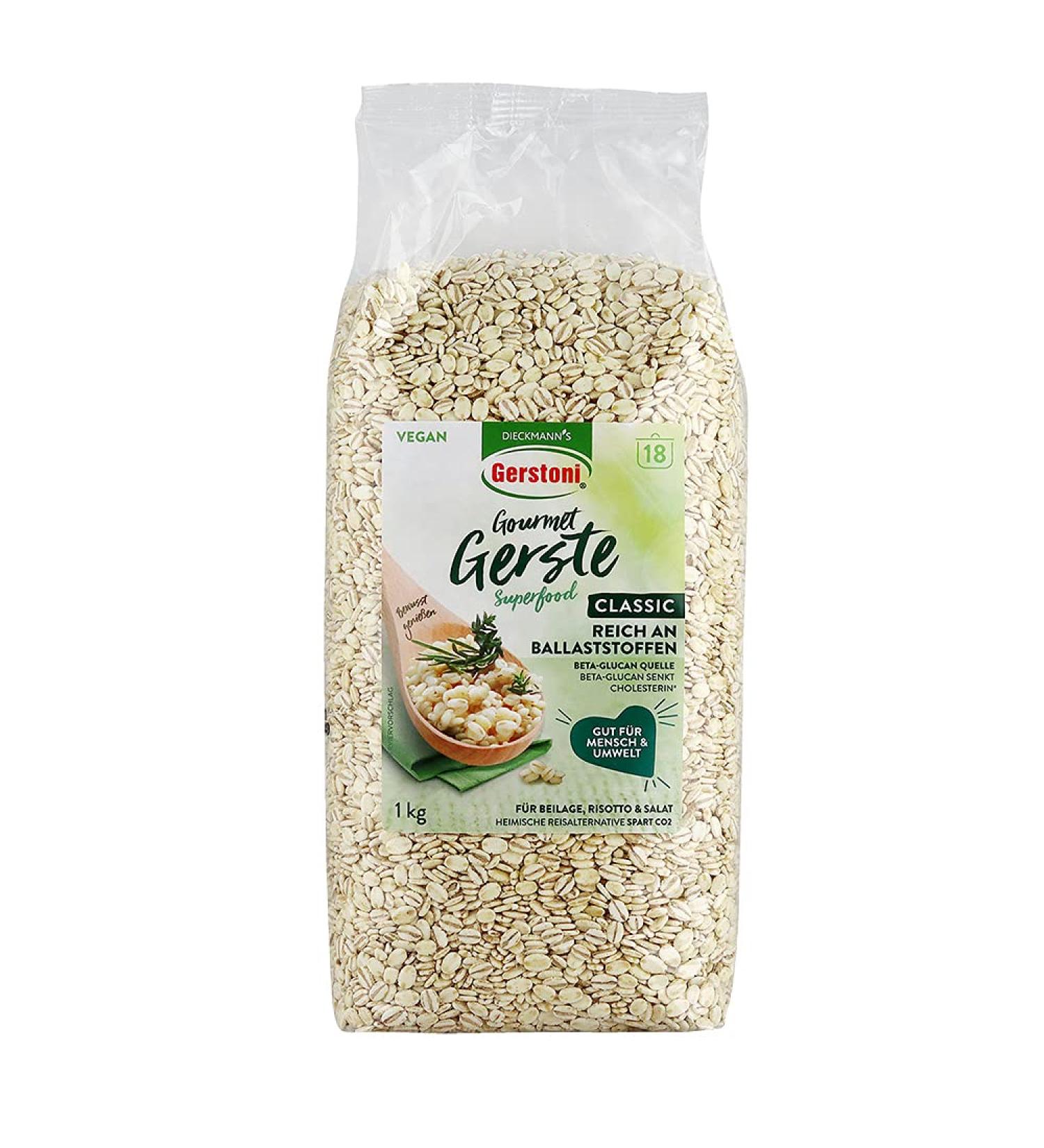 Gerstoni Gourmet Barley Classic 1kg - Nutty Superfood High Fiber & Beta-Glucan International Shipping - Buy Online on SooperMarket.com