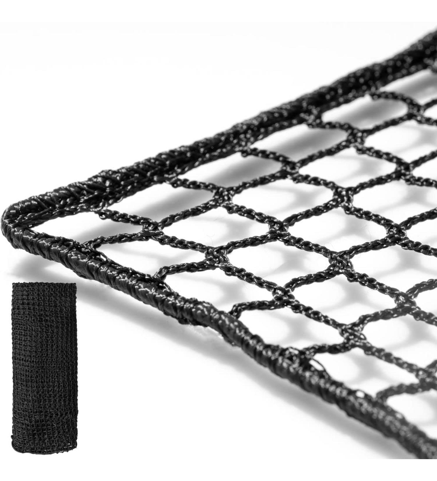 Golf Netting Material - High Impact 10'x10' Black Hitting Net for Backyard Sports - Durable Sport Barrier Net with 20mm Mesh - Buy Online on SooperMarket.com