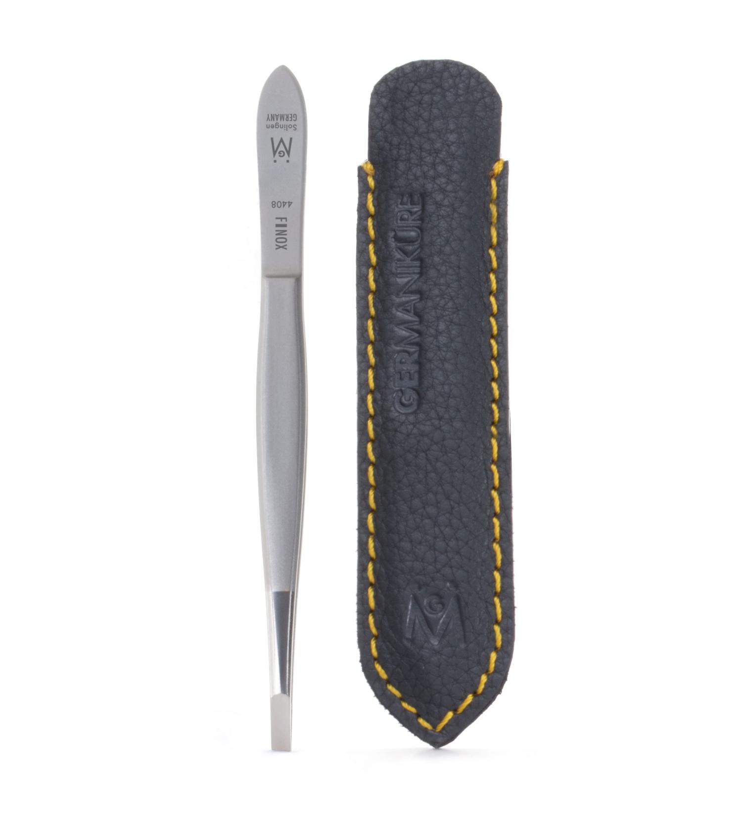 GERMANIKURE Arched Claw Tweezers in Leather Case - Handcrafted in Solingen, Germany - Buy Online on SooperMarket.com