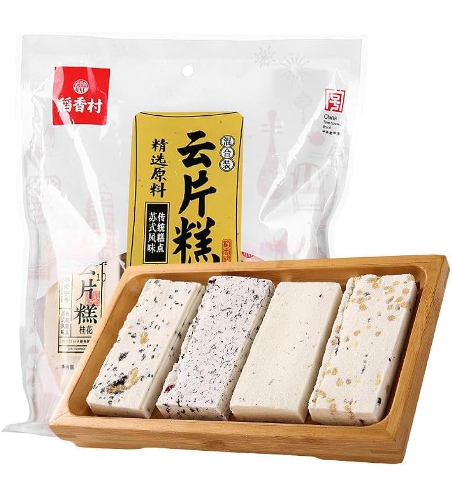 Beijing Yunpian Cake 200g/bag Chinese wafers Handmade cloud cake Peach slice cake walnut pastry Osmanthus sesame cake Chinese Glutinous rice cakes Instant healthy nutritious breakfast dessert (5bag) - Buy Online on SooperMarket.com