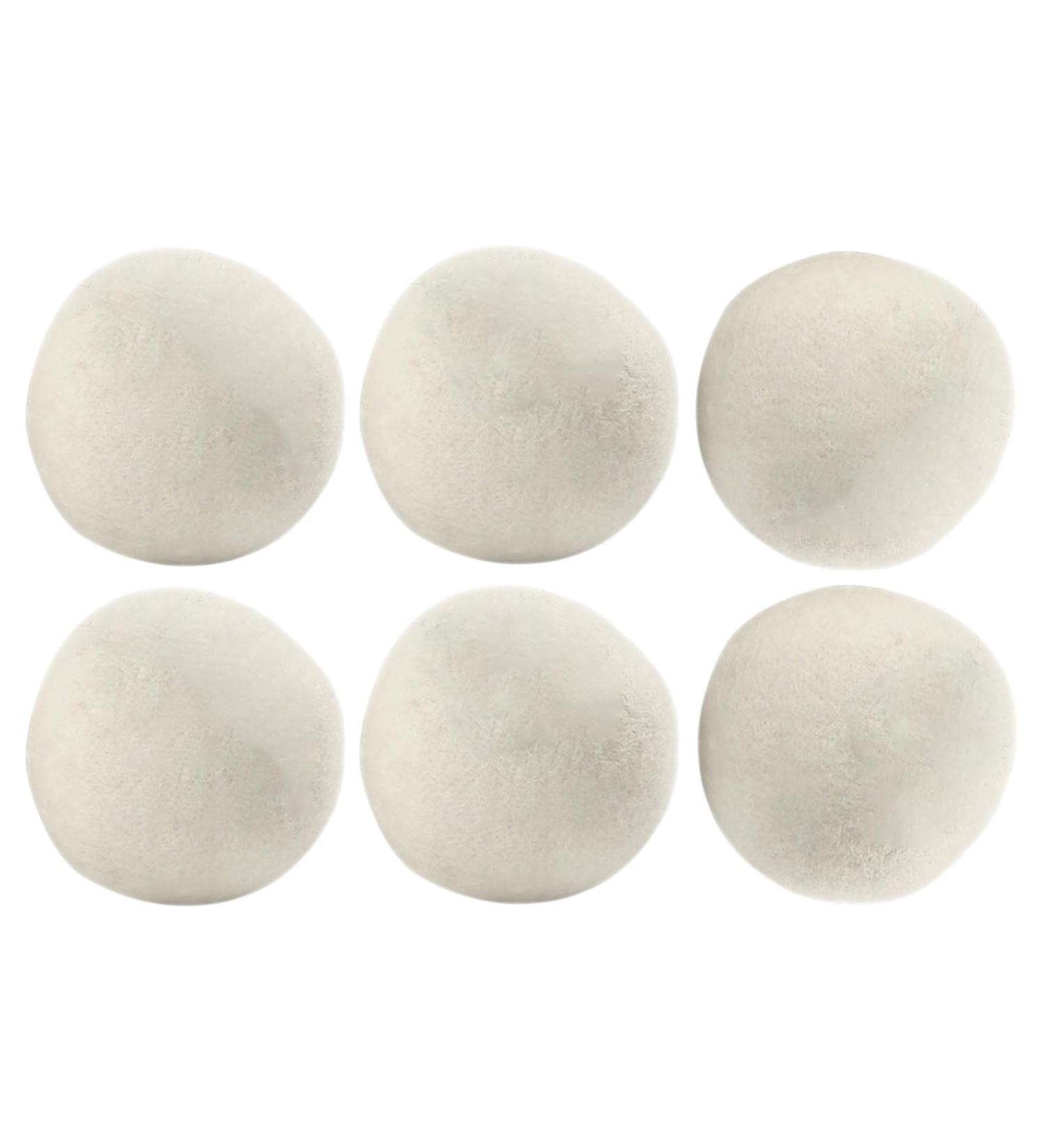 Efficient Laundry Drying Ball Quick Drying Laundry Ball Fabric Softener Wool Ball Wool Dryer Ball Set of 6pcs Efficient Fabric - Buy Online on SooperMarket.com