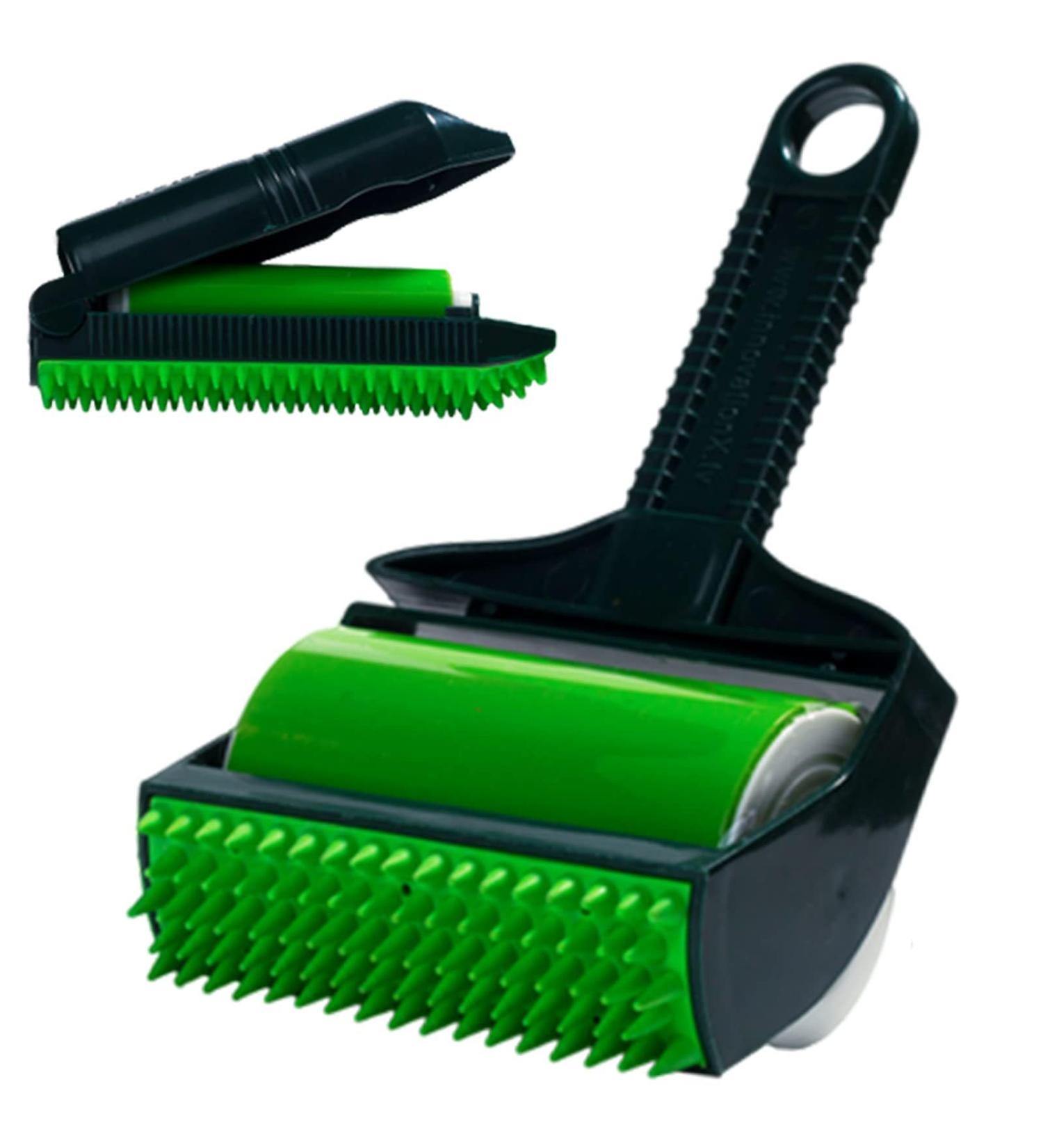 Portable Pet Hair Remover Sticky Roller - Washable Lint Cleaner for Clothes & Furniture - Buy Online on SooperMarket.com