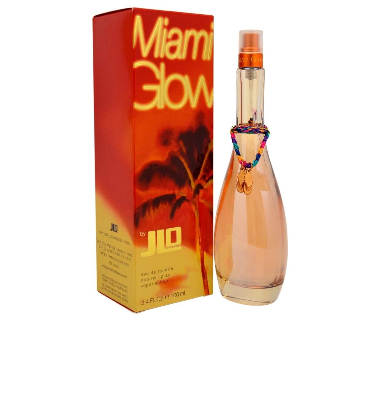 Miami Glow By J. Lo Eau de Toilette Spray for Women 3.40 oz ( Pack of 5)