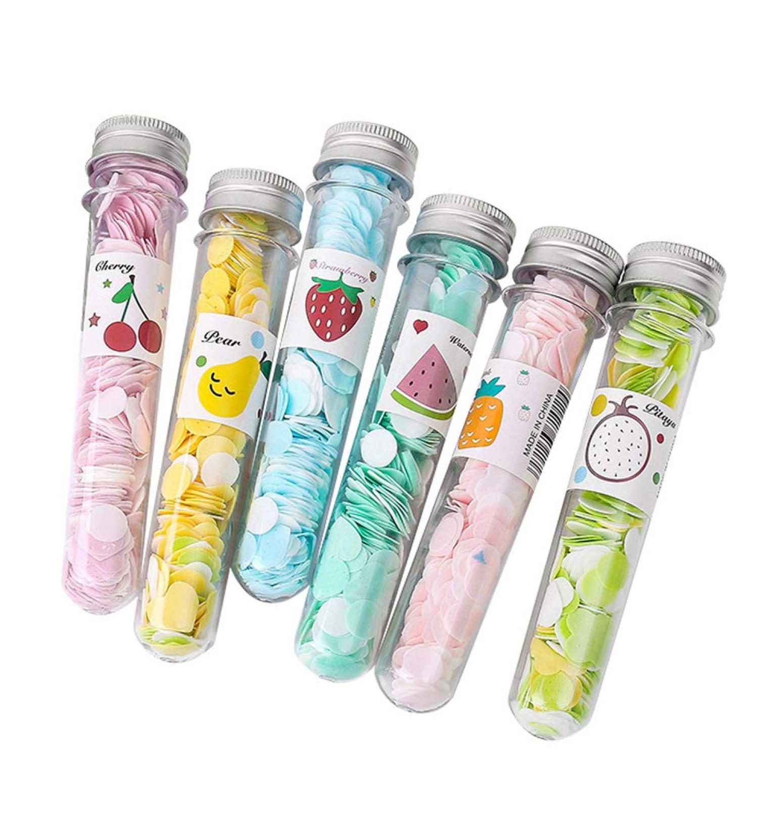 Portable Disposable Paper Soap Confetti - 6 Boxes of Petals Soap Flakes for Travel, Camping, and Outdoor Use - Buy Online on SooperMarket.com