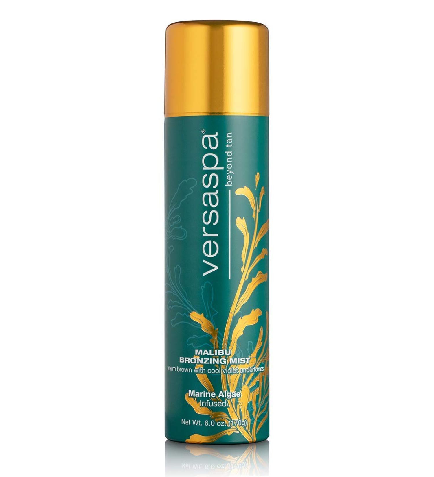 Versa Spa MALIBU Bronzing Mist Sunless Self Tanner 6 oz - Warm Brown & Cool Violet Undertones for Body & Face - Malibu Shade - Buy Online on SooperMarket.com