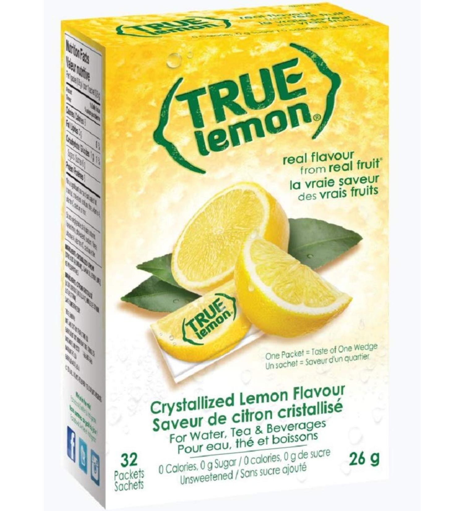 True Citrus - True Lemon Crystallized Lemon Packets (64 Packets) - 2 Boxes - Buy Online on SooperMarket.com