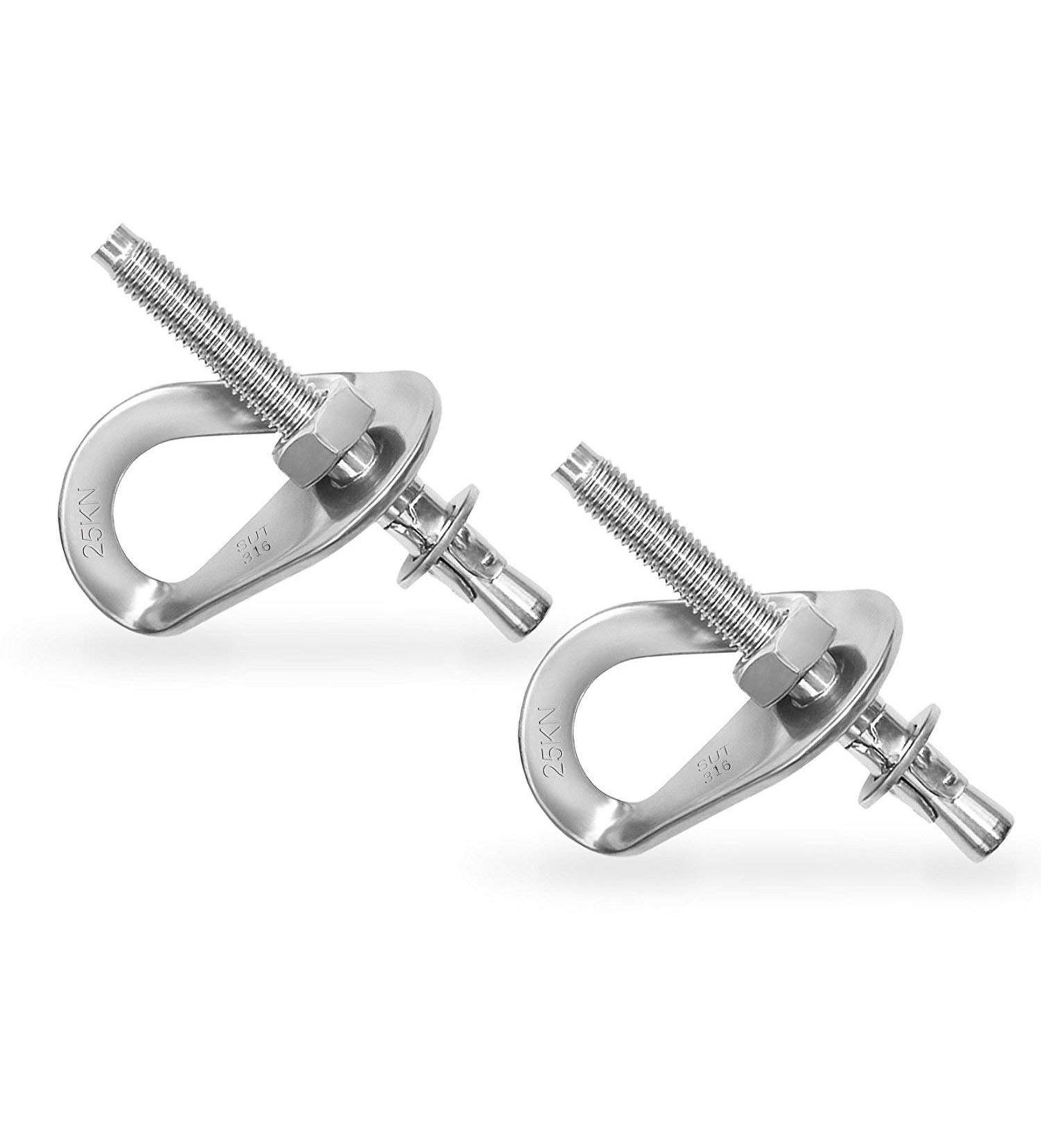 ISOP Climbing Anchor Bolt 2 Set - Expansion Bolt and Hanger FIXE for Rock Climbing - Buy Online on SooperMarket.com