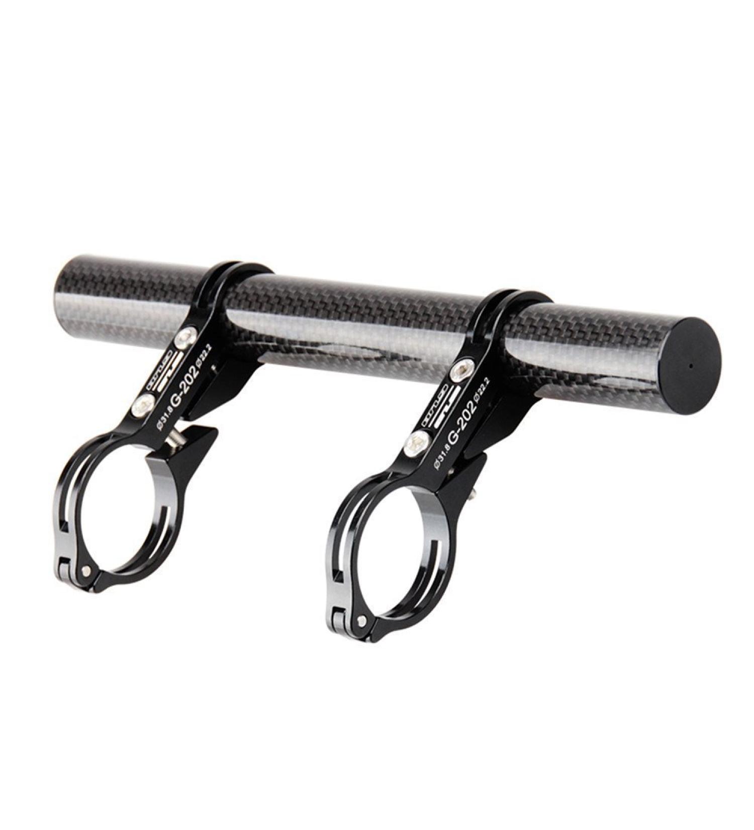 GUB 31.8MM Carbon Fiber Bike Handlebar Extender - Long Extension for Light, Computer, Phone Mount Bracket - Buy Online on SooperMarket.com