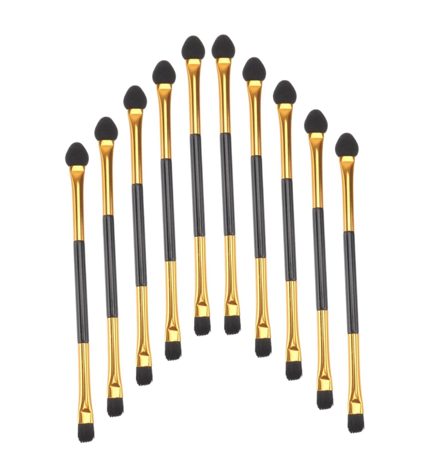 MUSISALY 20pcs Double Ended Eyeshadow Brush Beauty Supply Dual Sided Eyeshadow Makeup Tool Eyeshadow Applicator Eye Shadow Brush for Makeup Double-headed Eyeshadow Brush Cosmetics Kit - Buy Online on SooperMarket.com