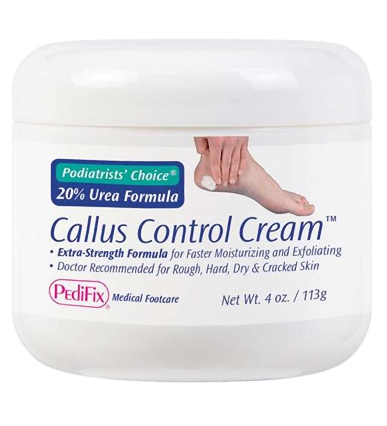 Pedifix Podiatrists Choice 20% Urea Callus Control Extra Strength Foot Cream 4 Oz. (113g)