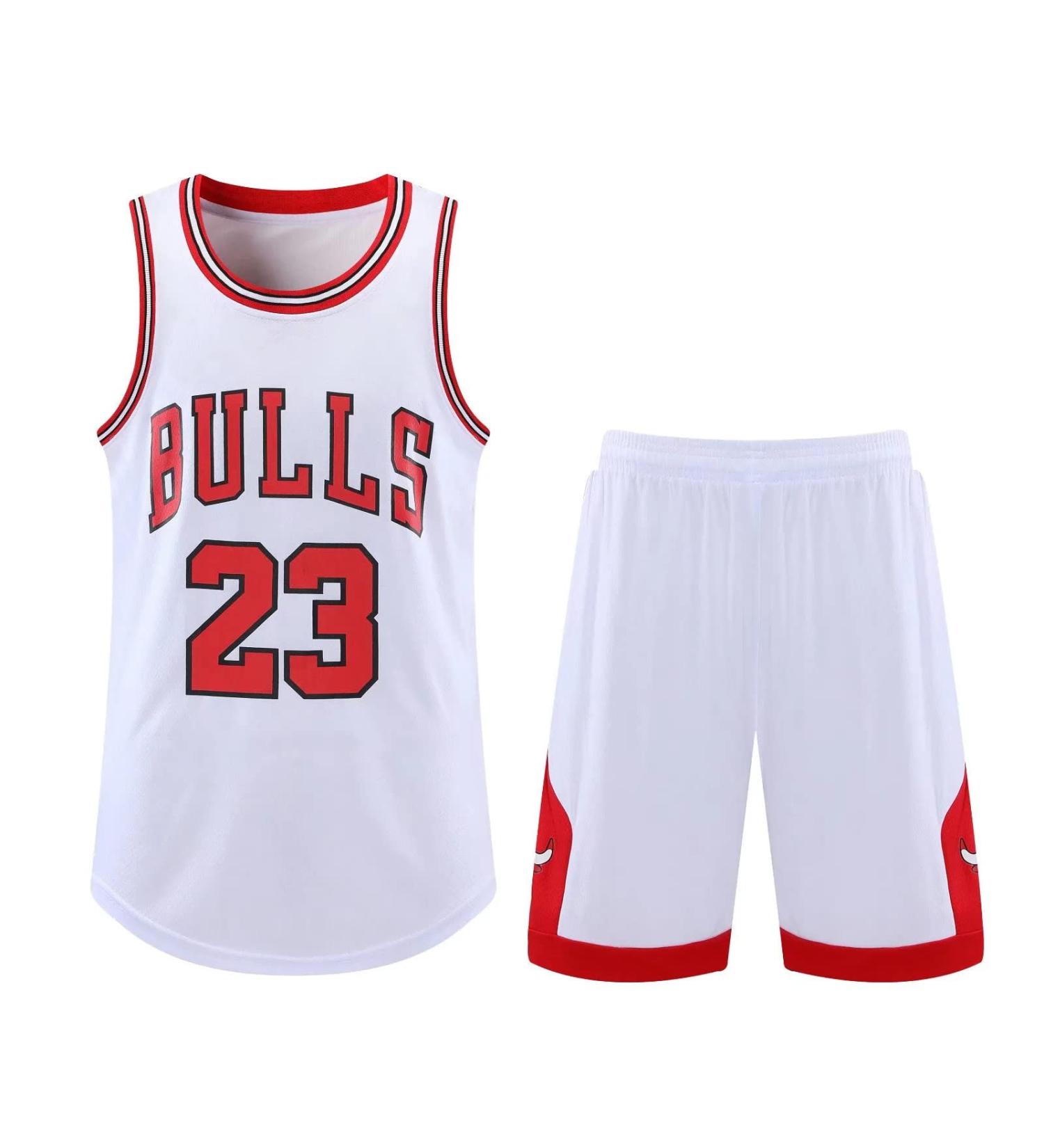 2023/2024 Basketball Jersey & Shorts for Children/Adults - C-23 White XL | 2-Part Basketball Shirt & Vest Set - Buy Online on SooperMarket.com