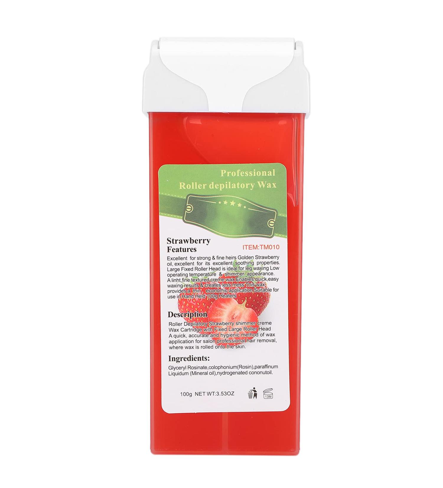 100g Depilatory Wax Roller for Sensitive Skin - Hair Removal Soft Wax for Whole Body (Pink) - Buy Online on SooperMarket.com