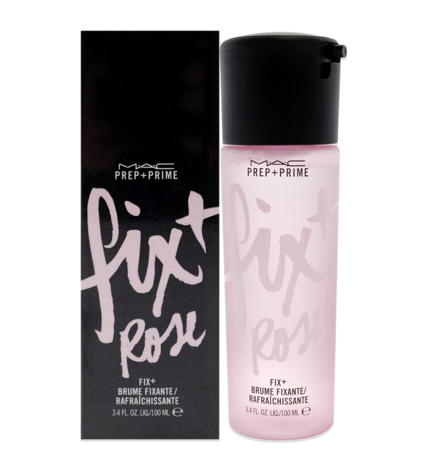 MAC Prep + Prime Fix Plus Spray Rose 3.4 fl oz - Hydrating Makeup Setting Spray - Buy Online on SooperMarket.com