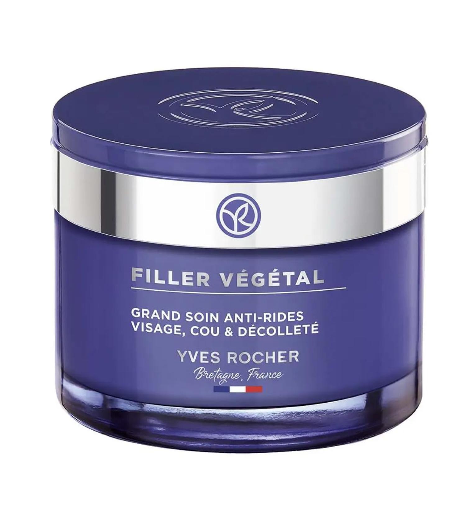 Yves Rocher Filler Vegetal Intense Anti-wrinkle Care - 75ml for Face Neck & Decollete | International Shipping Available - Buy Online on SooperMarket.com