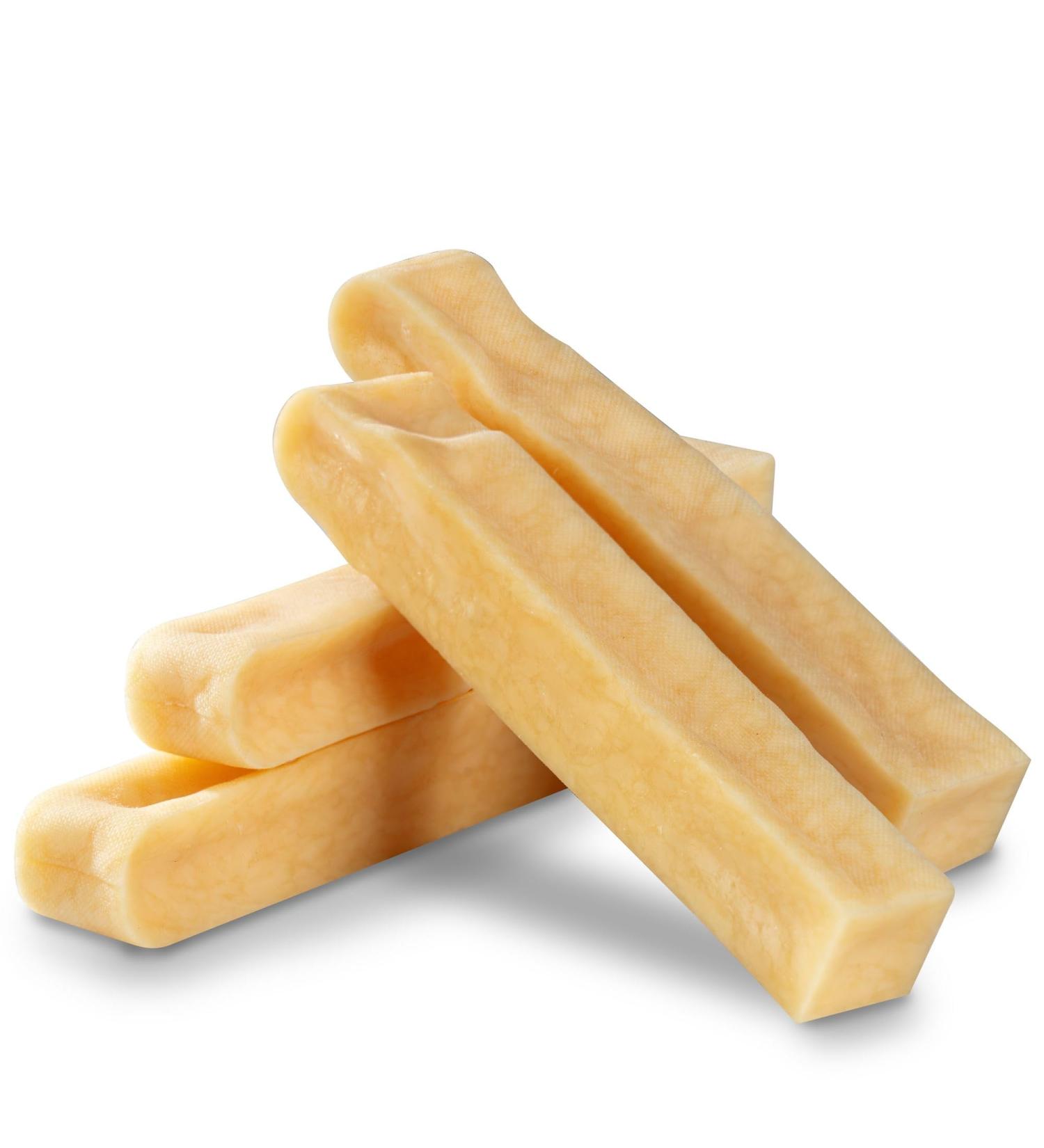 WoW Bites Premium Crauca Cheese for Dogs - Healthy Yak Cheese Chews Long Brass & Bone Treats (S 4 Pack) - Natural & Tasty Dog Snacks - Buy Online on SooperMarket.com