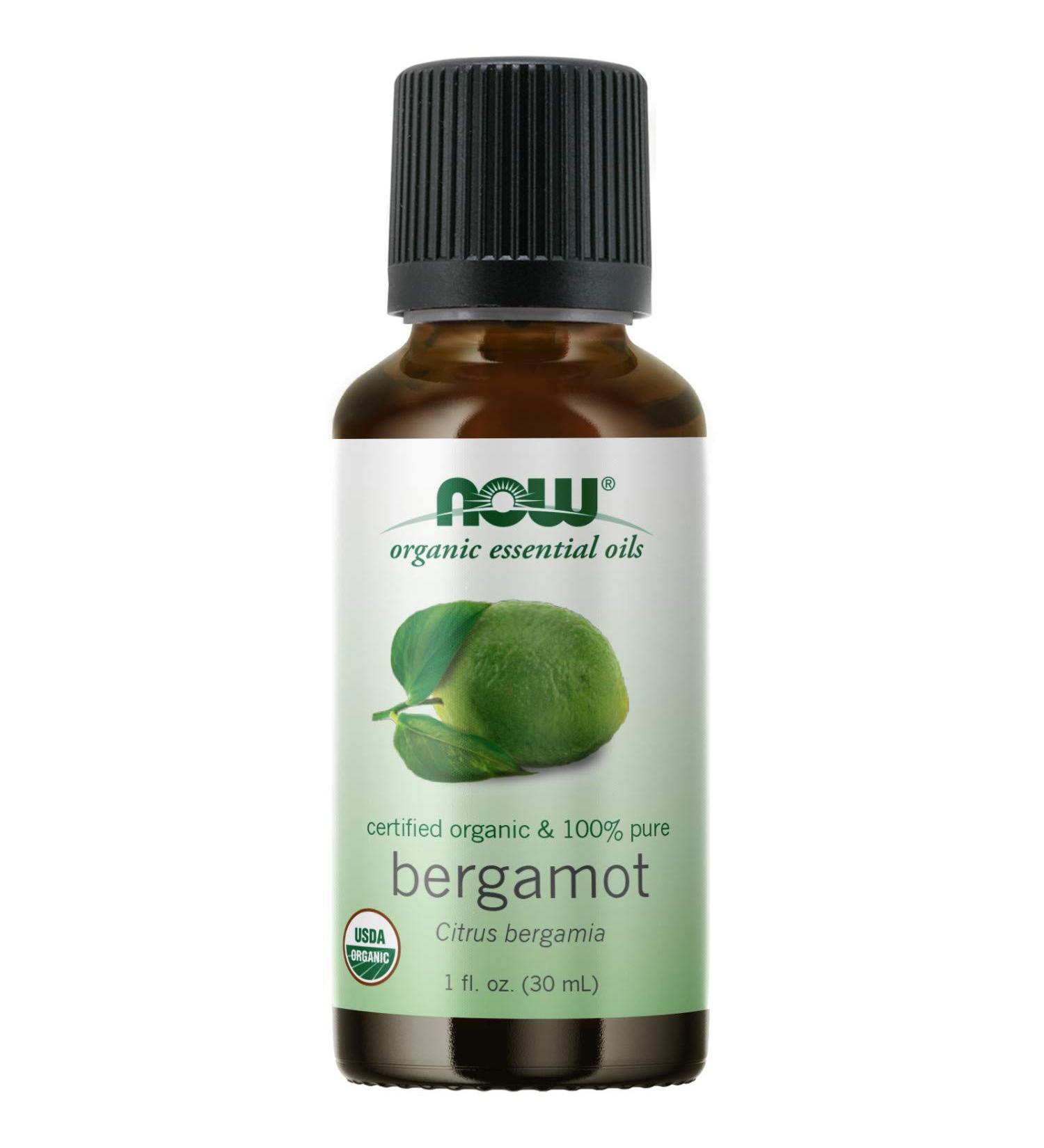 Now Foods Organic Essential Oils - Bergamot 1 fl oz (30 ml) | 100% Pure & Natural - Buy Online on SooperMarket.com