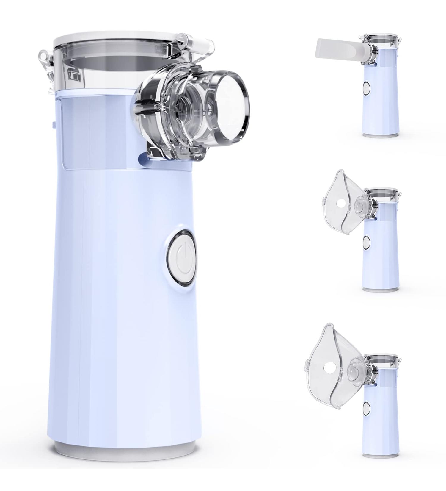 Portable Nebulizer Machine for Adults & Kids - Quiet Handheld Nebulizer for Travel & Home Use - Cool Steam Inhaler in Purple - Buy Online on SooperMarket.com