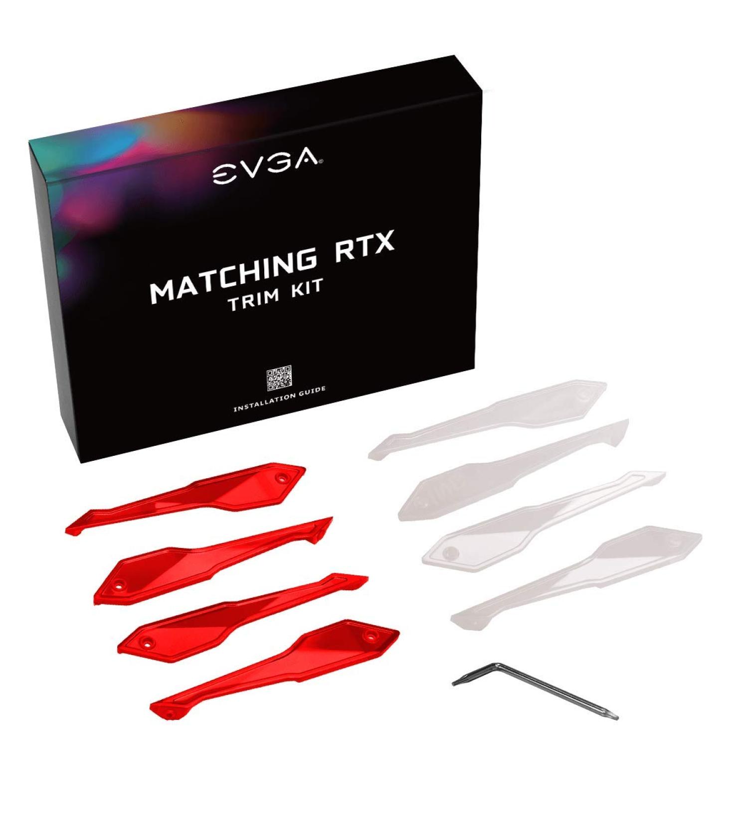 EVGA 20-Series FTW3 Cards Red/White Trim Kit - Customize Your Graphics Card - Buy Online on SooperMarket.com