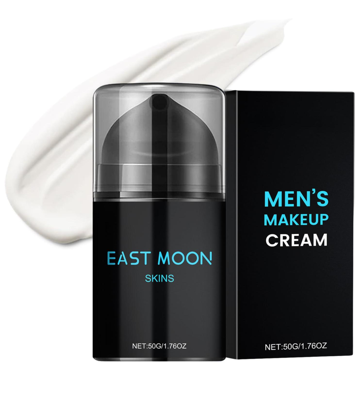 Men's Makeup Face Cream Mens Concealer Mens Face Moisturiser White Concealer Dark Circle Concealer Hydrating Face Cream Face Care for Even Skin Tone Moisturizing Spots Covering 50g - Buy Online on SooperMarket.com