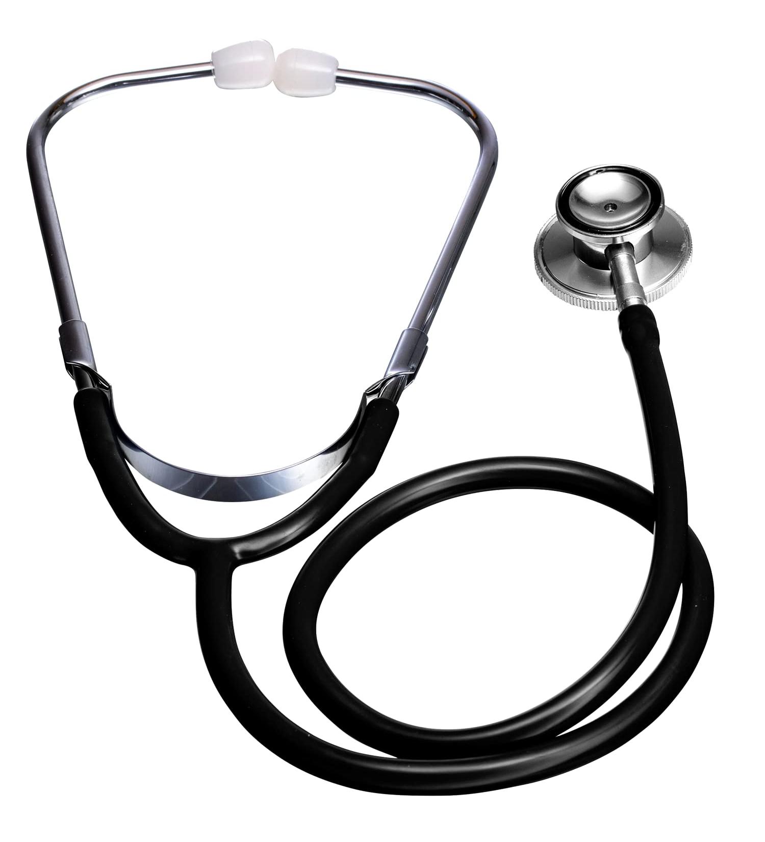 Buy Novamedic Classic Black Dual Head Stethoscope - 22-inch Adult Size for Nurses Doctors & Cardiac Care | International Shipping Available - Buy Online on SooperMarket.com