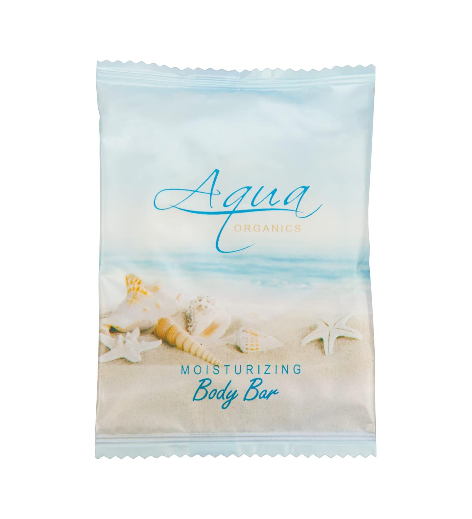 Shoppe Aqua Organics Bar Soap 1 oz Travel Size - Case of 100 | Beach Hotel Amenities - Buy Online on SooperMarket.com