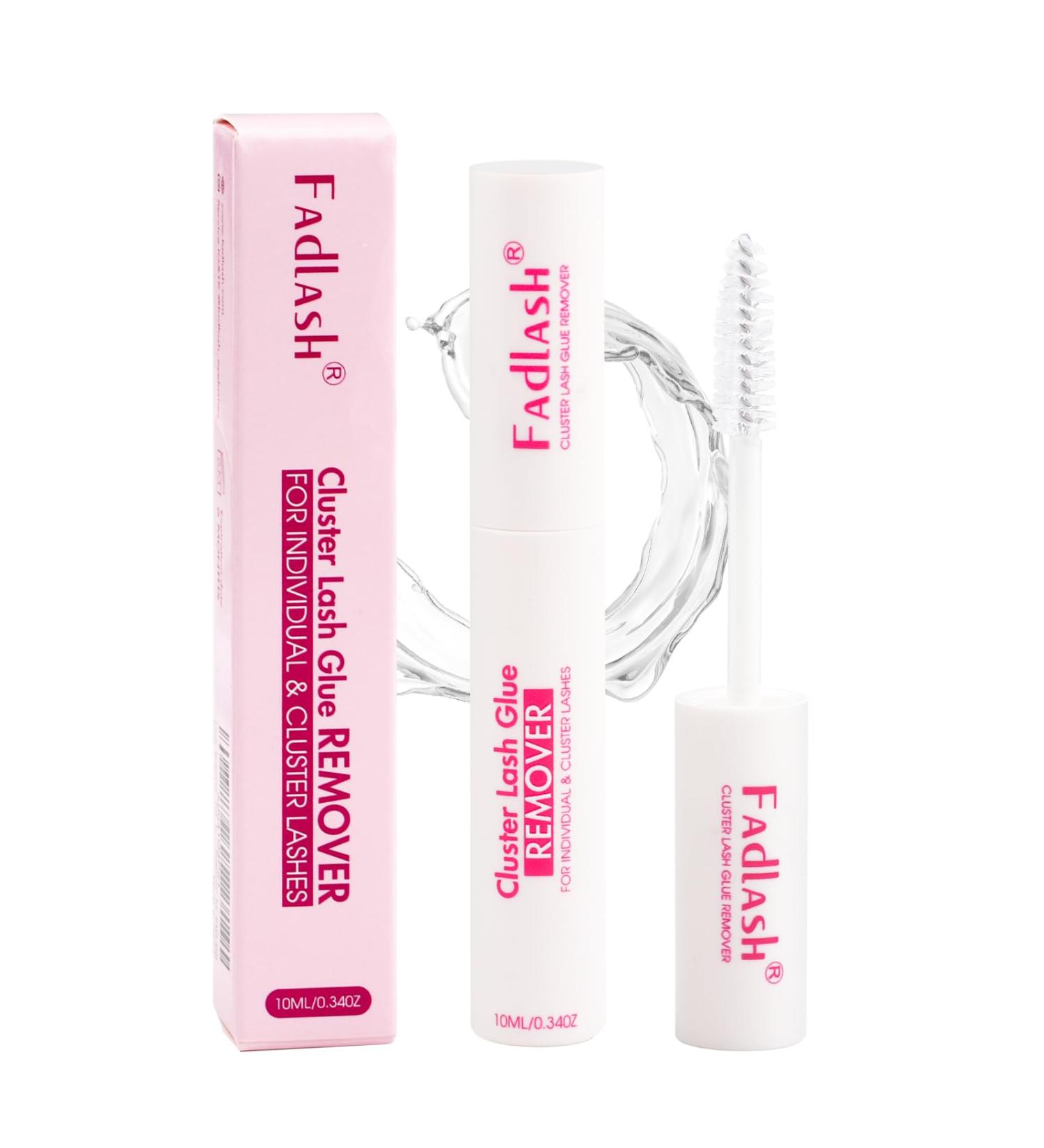 FADLASH Cluster Lash Glue Remover Cream 10ml - Low Irritation Sensitive Skin Cleanser for Individual Eyelash Extensions - Buy Online on SooperMarket.com