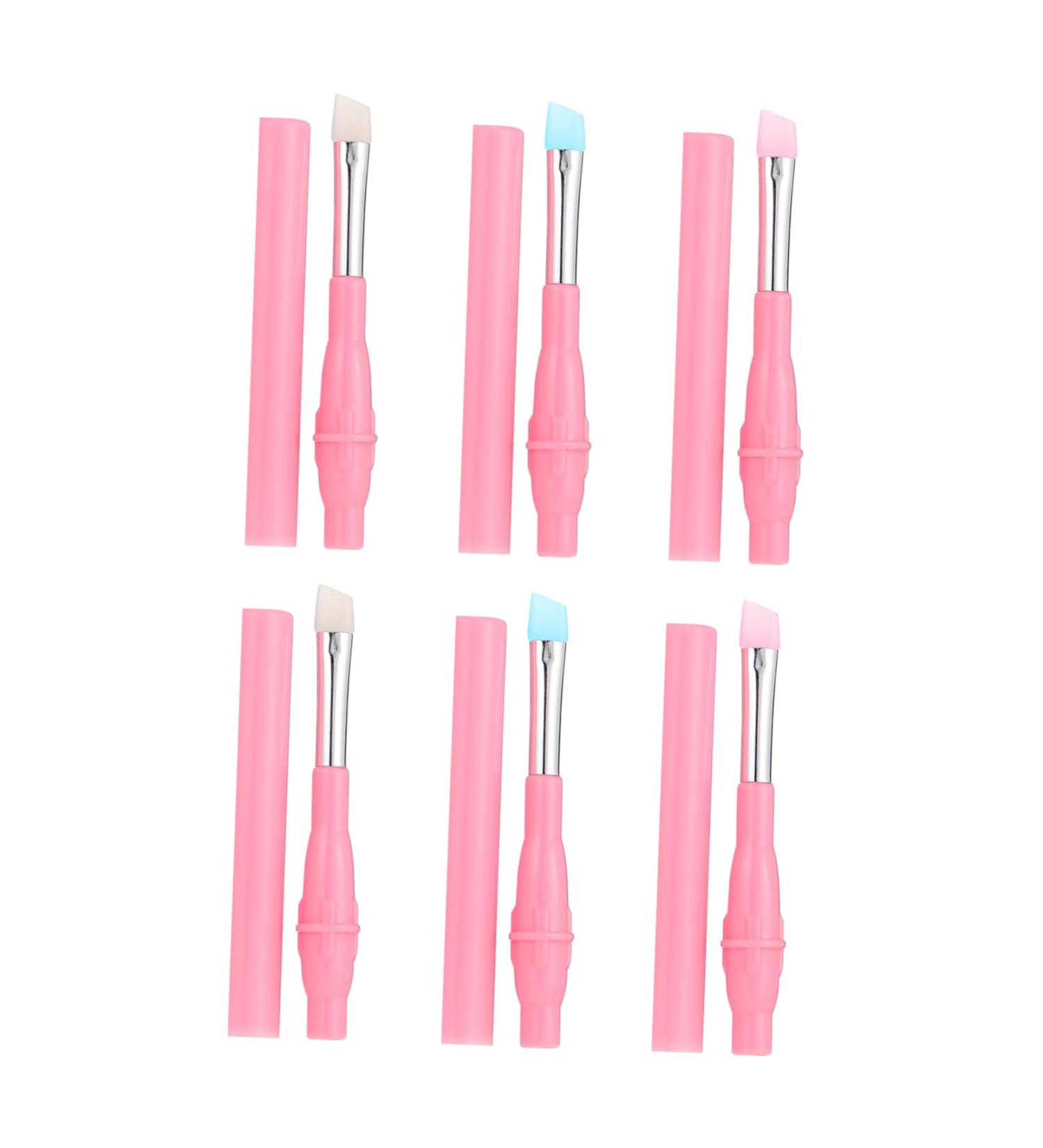 Shop NOLITOY 6pcs Eyebrow Brush Kit - Multi-use Makeup Brushes & Accessories for Girls | Perfect for Travel & Lip Makeup - Buy Online on SooperMarket.com