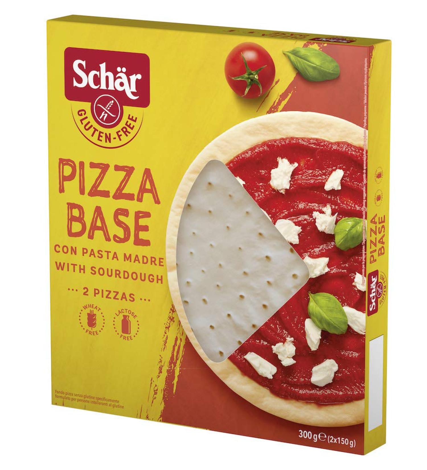 Schar Gluten-Free Pizza Base with Pasta Madre - 2 x 150g | Best International Shipping - Buy Online on SooperMarket.com