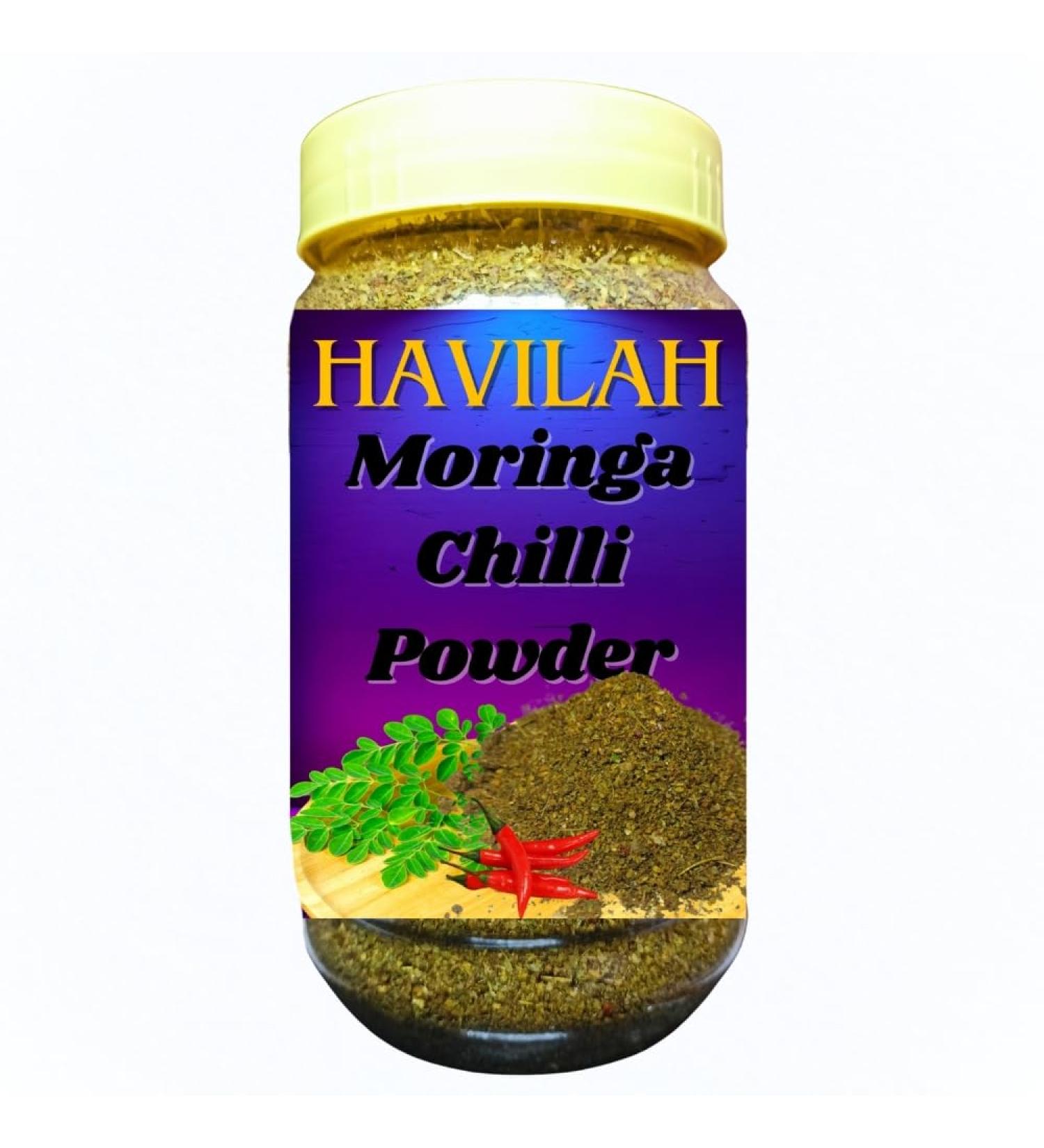 Havilah Moringa Chilli powder 250 g Moringa karam podi Munaga chilli Karam Superfood for Cooking Fibre Rich munaga aku Karam Podi Moringa Spice Powder - Buy Online on SooperMarket.com