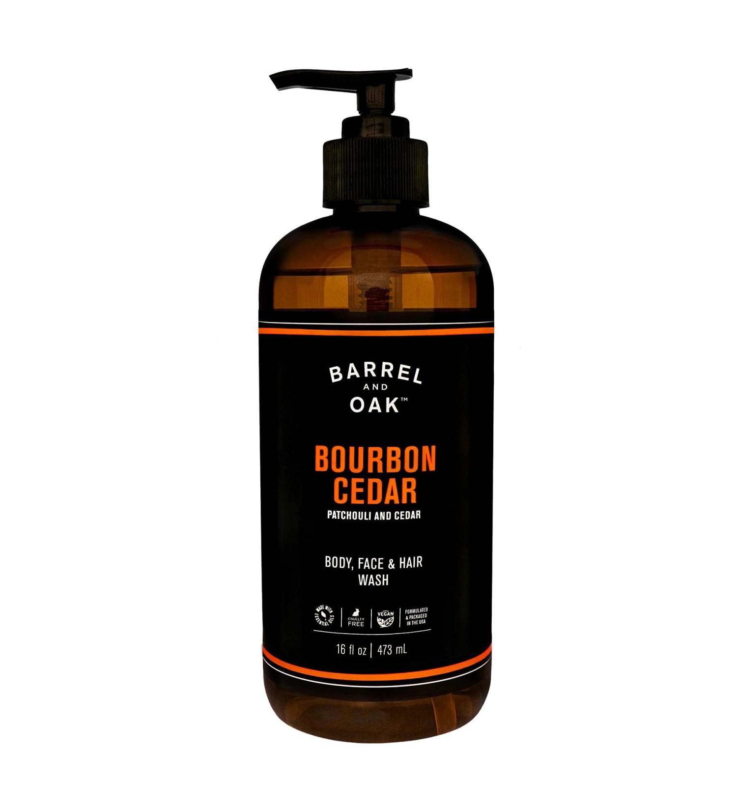 Olivina Men Olivina men hair  face & body all-in-one wash  bourbon cedar  16 fl. Ounce  16 Ounce