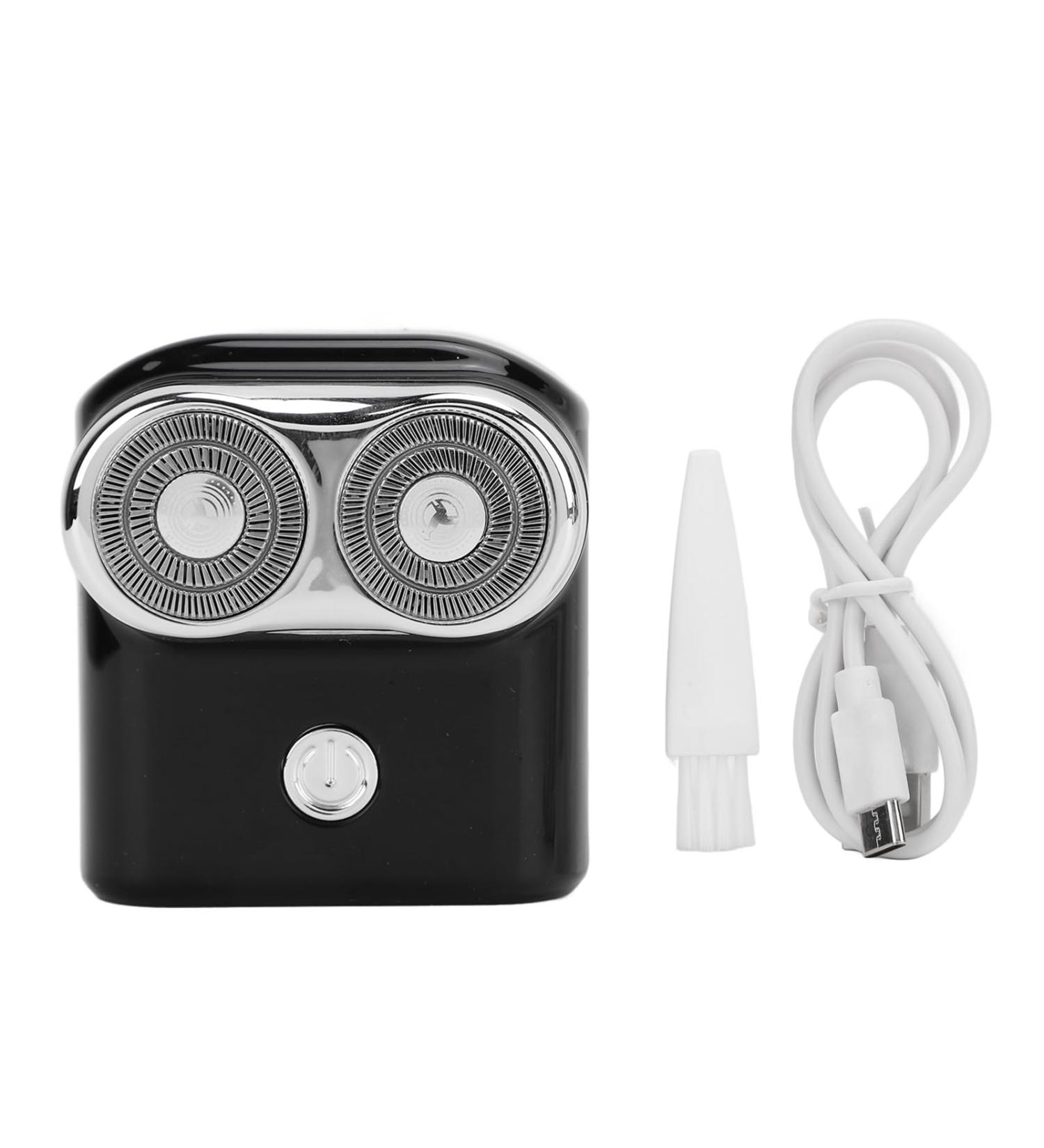 Mini Rotary Beard & Body Hair Trimmer - Cordless Portable Type C Charging | Ideal for Home & Travel Grooming - Buy Online on SooperMarket.com