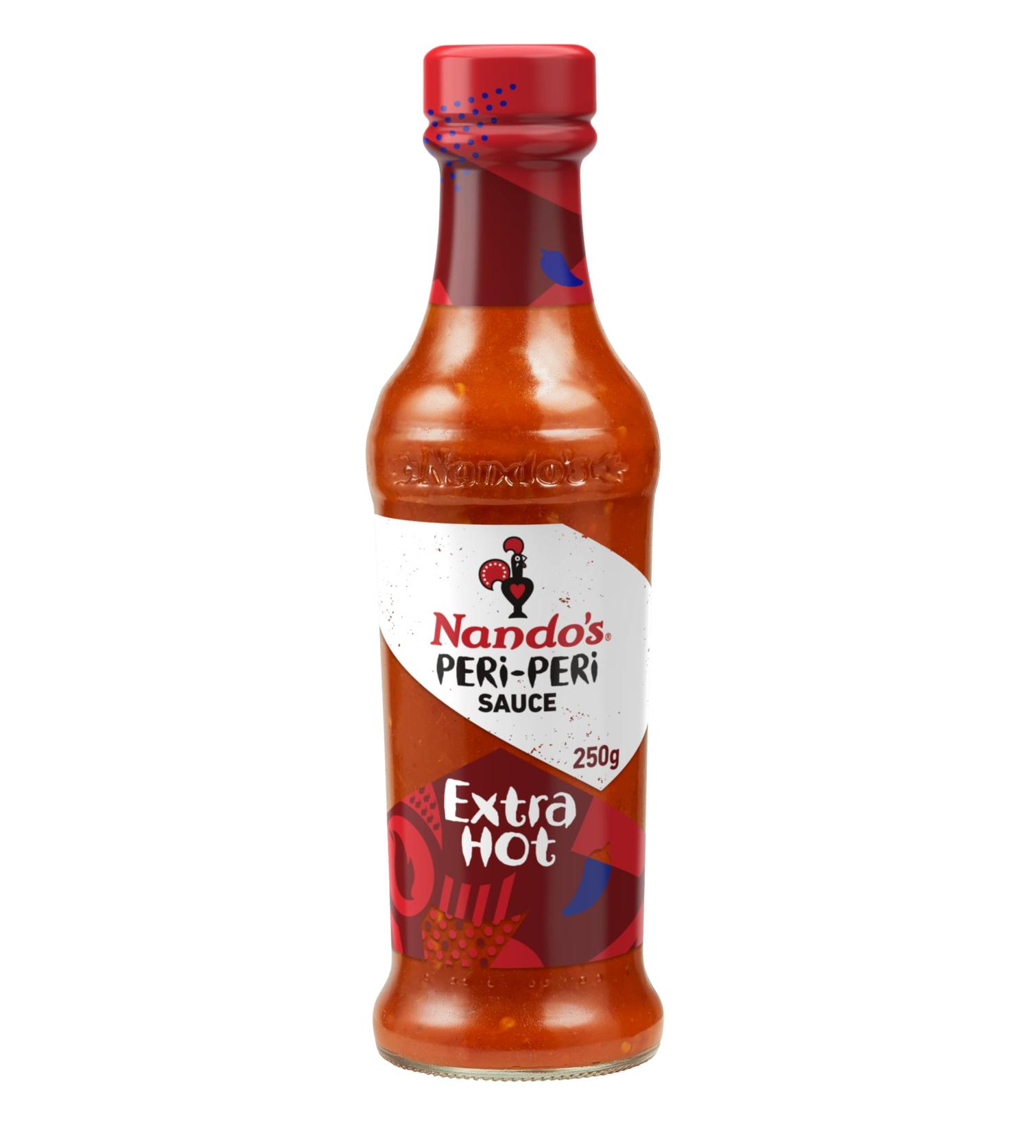 Nando's Extra Hot Peri-Peri Sauce (250ml) - Buy Online on SooperMarket.com