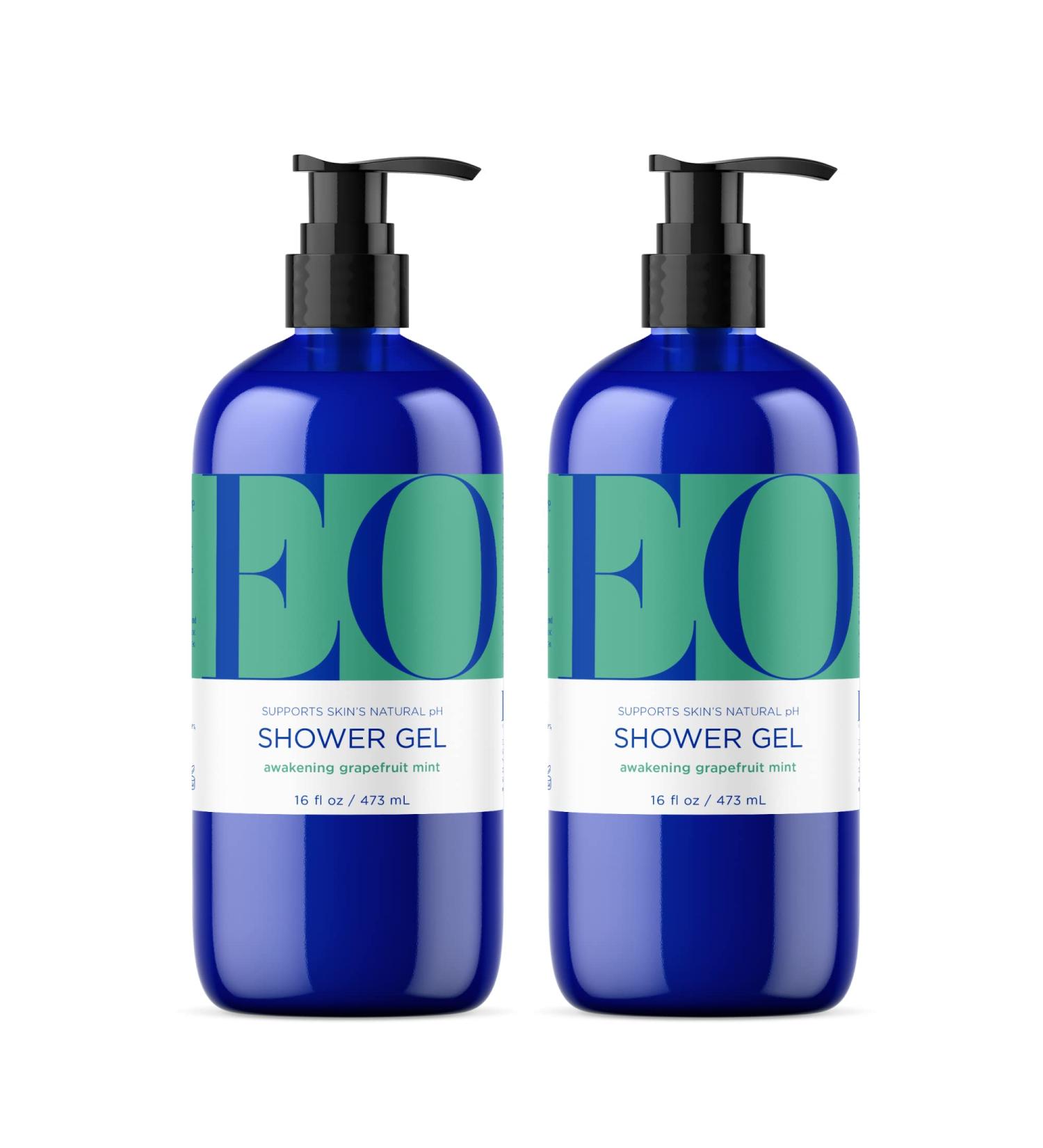 EO Grapefruit Mint Organic Body Wash 16oz (2 Pack) | Plant-Based Skin Cleanser with Essential Oils - Buy Online on SooperMarket.com