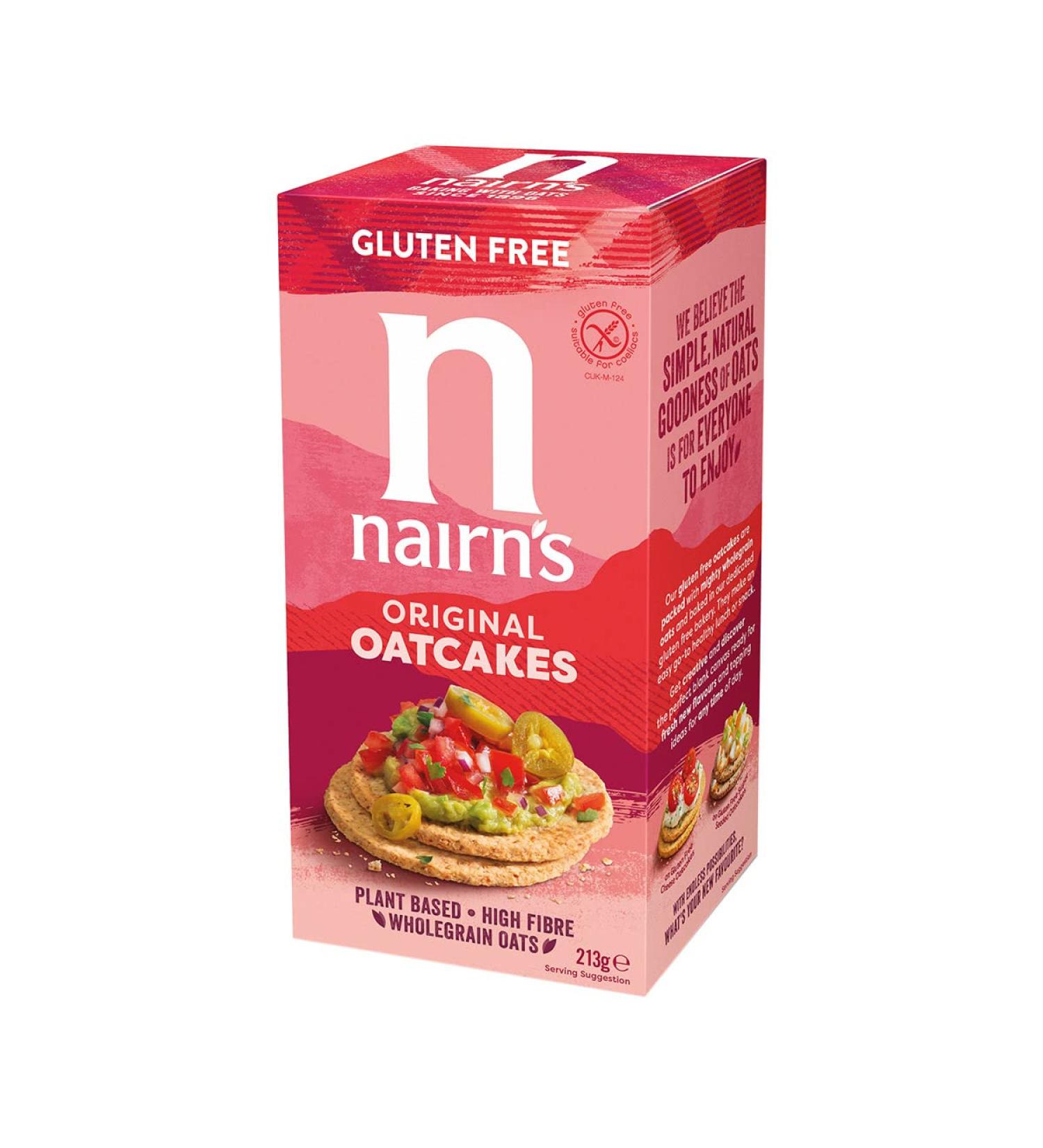 Nairn's Gluten Free Oatcakes 213g - Pack of 2 | Delicious and Healthy Snack Option - Buy Online on SooperMarket.com