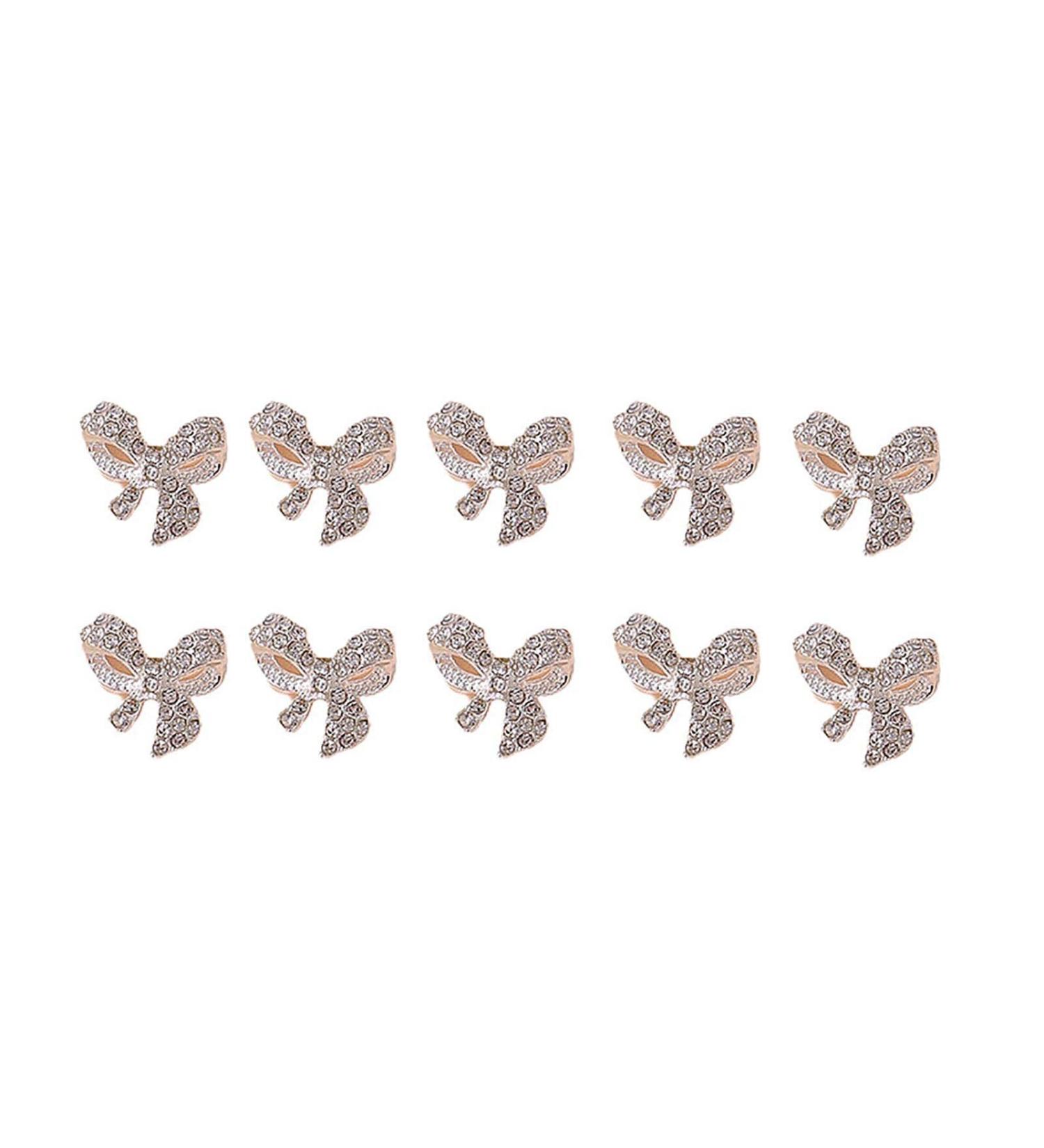 Buy SANWOOD 10pcs Nail Ornament Set Glitter Varnish for DIY Nail Art Accessories | International Shipping Available - Buy Online on SooperMarket.com