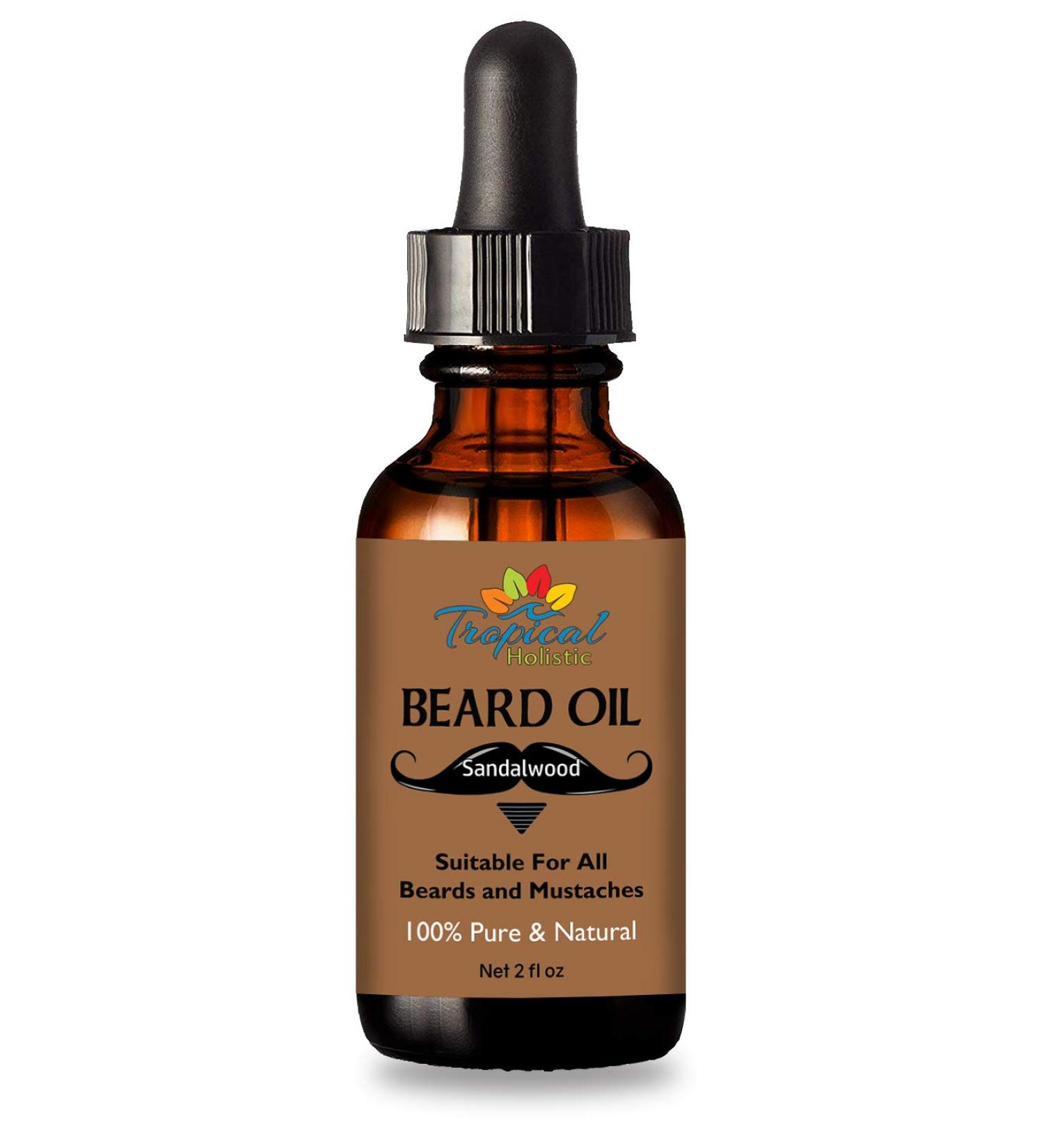 Sandalwood Beard Oil 2fl oz - Nourish & Tame Your Beard with Woodsy Scent | Perfect for Men s Grooming - Buy Online on SooperMarket.com